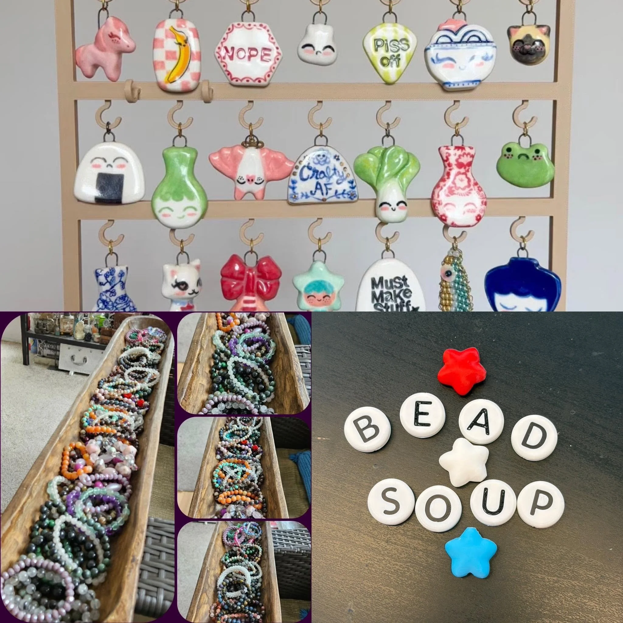 Trunk Show and Make-n-Takes at Bead Soup too in Savage Mill