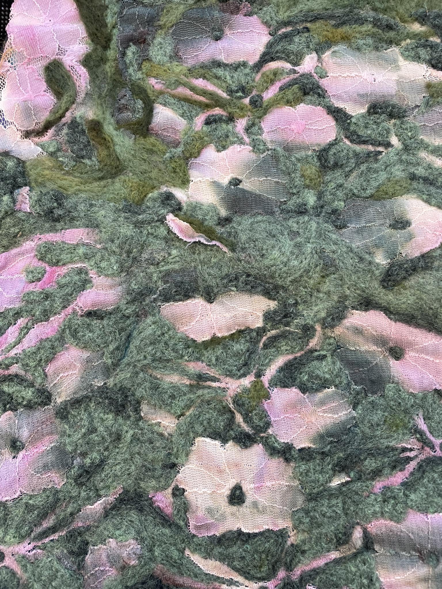 Needle Felted Lace