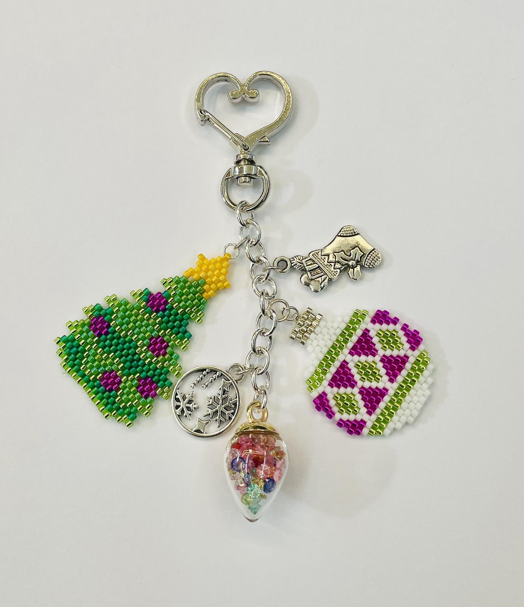 Decorating the Tree Key Chain