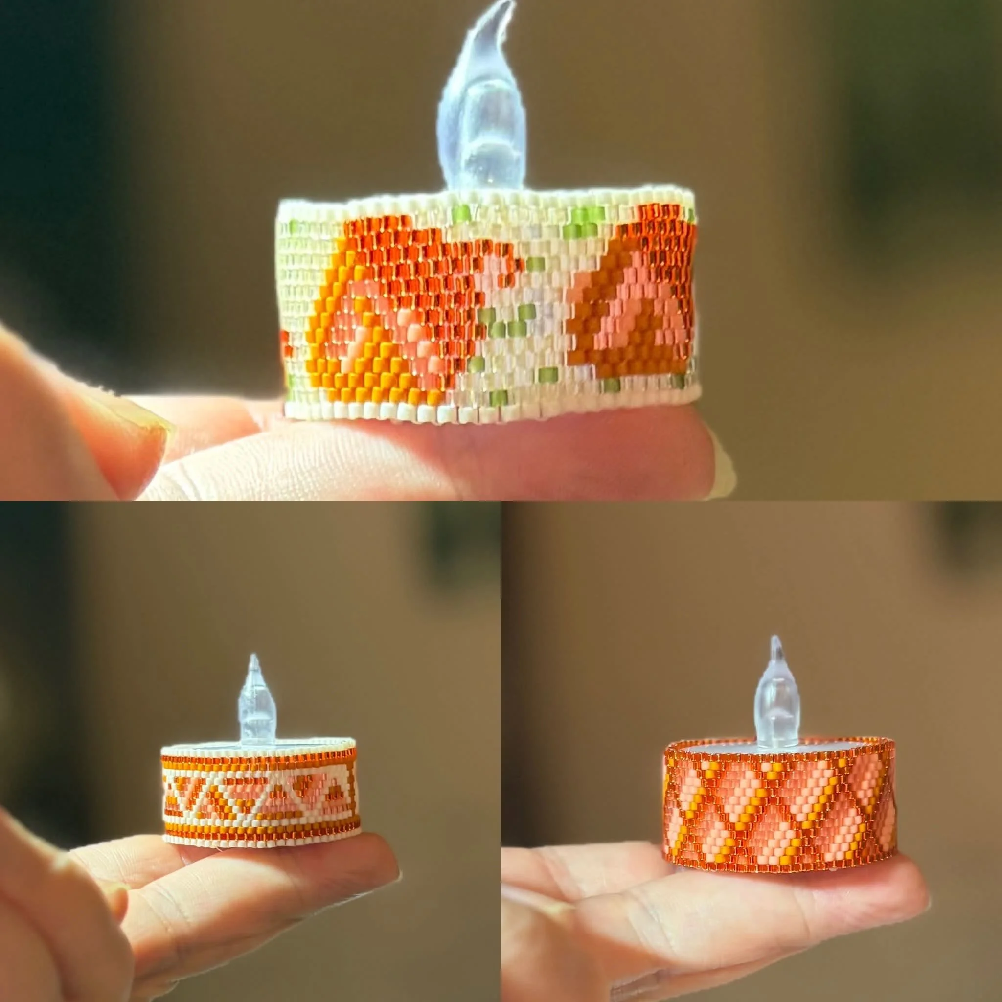 Fall Tea Light Trio or One-by-One