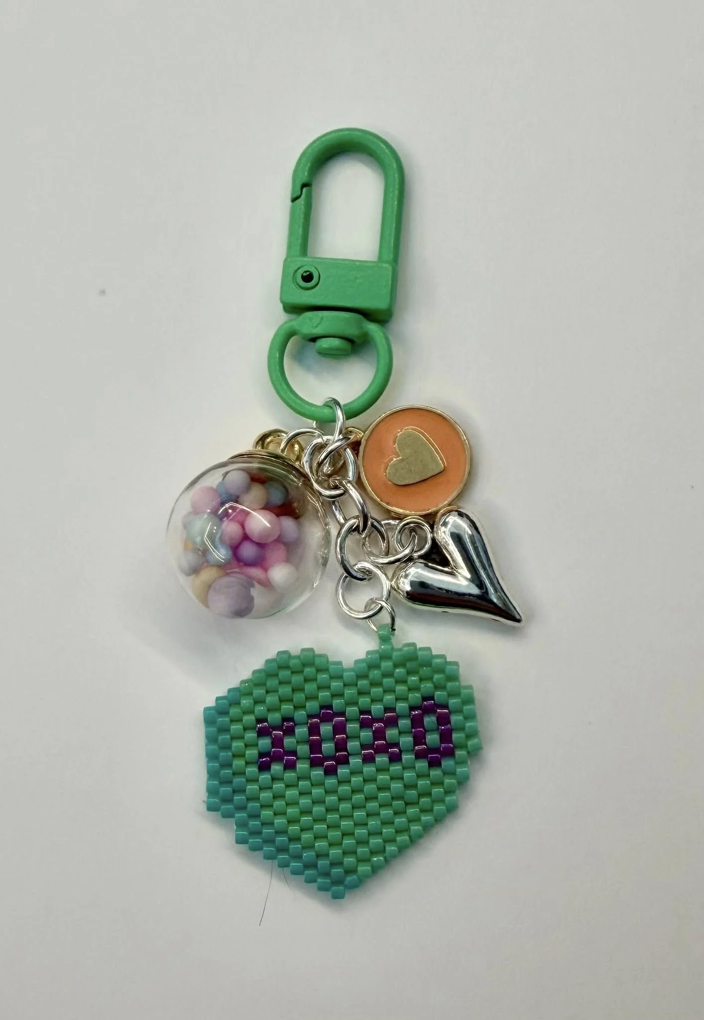Conversation Heart Key Chain