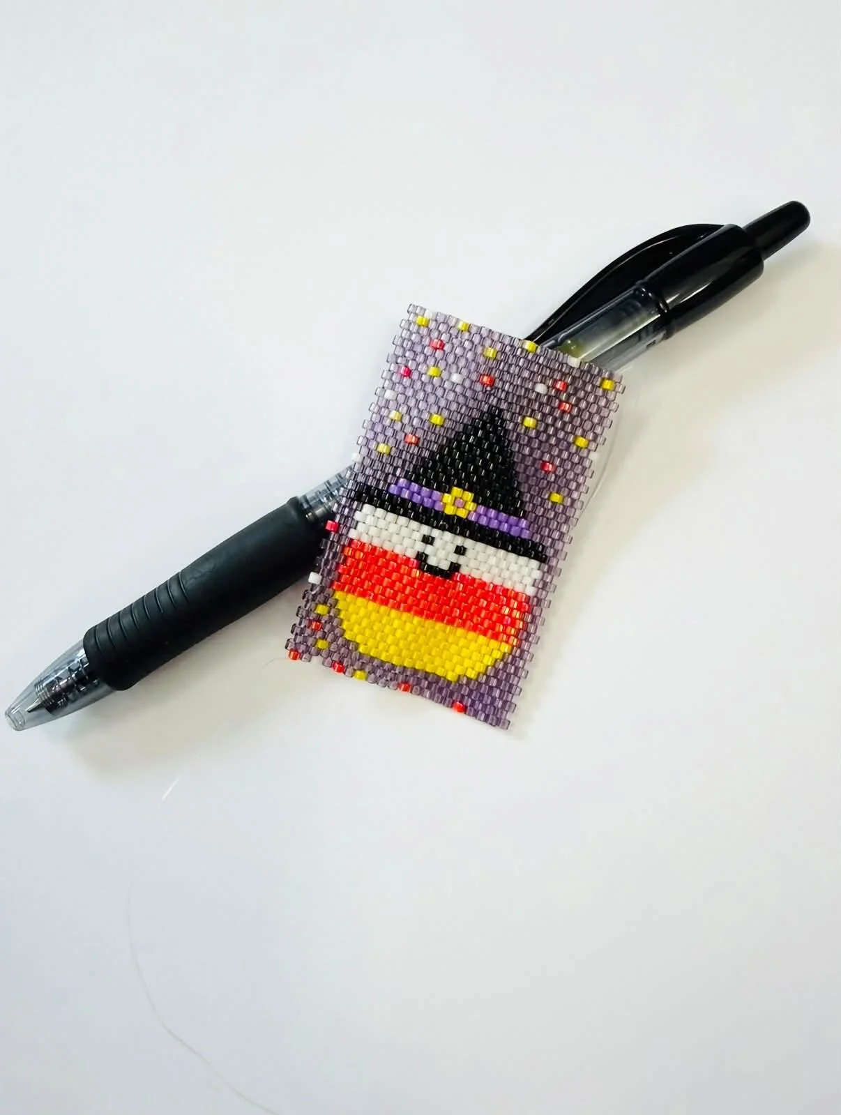 Chubby Candy Corn Pen Wrap
