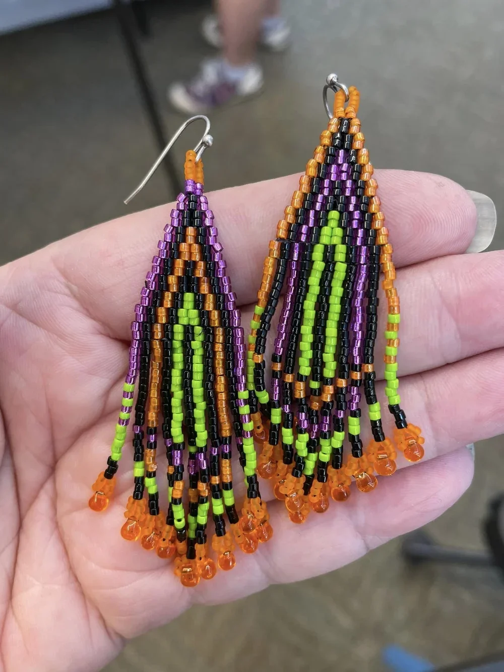 Halloween Fringe Earrings PDF