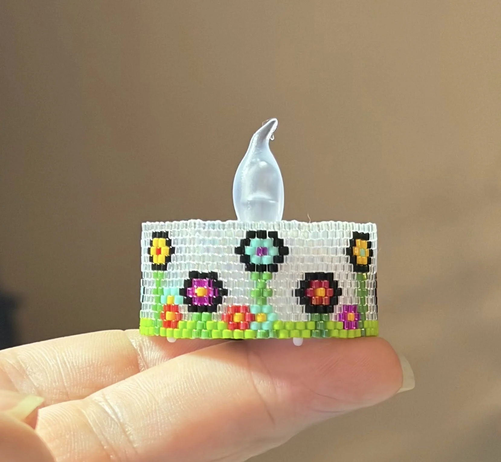 spring flower garden tea light.jpg