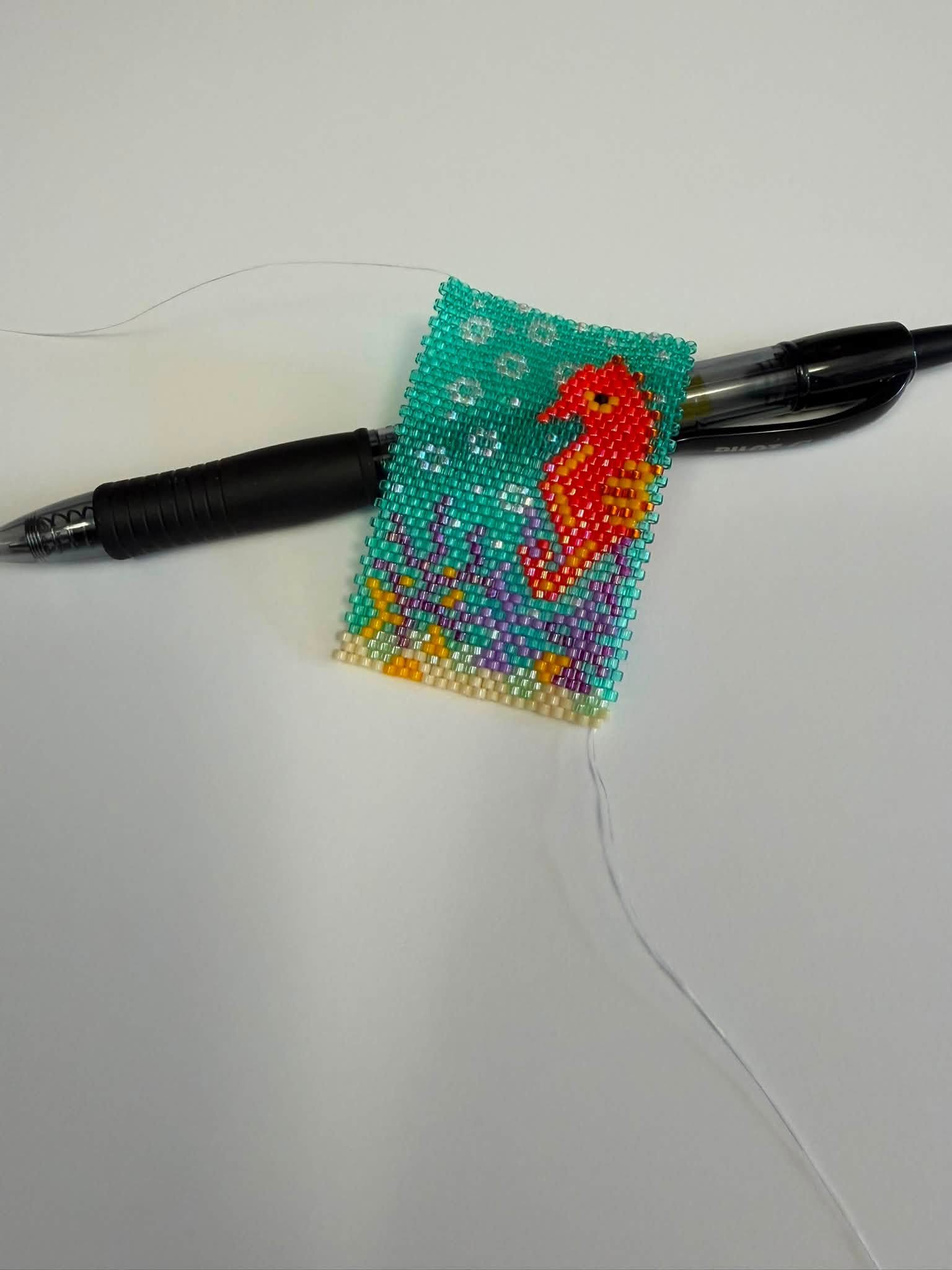 Summer Seahorse Pen Wrap