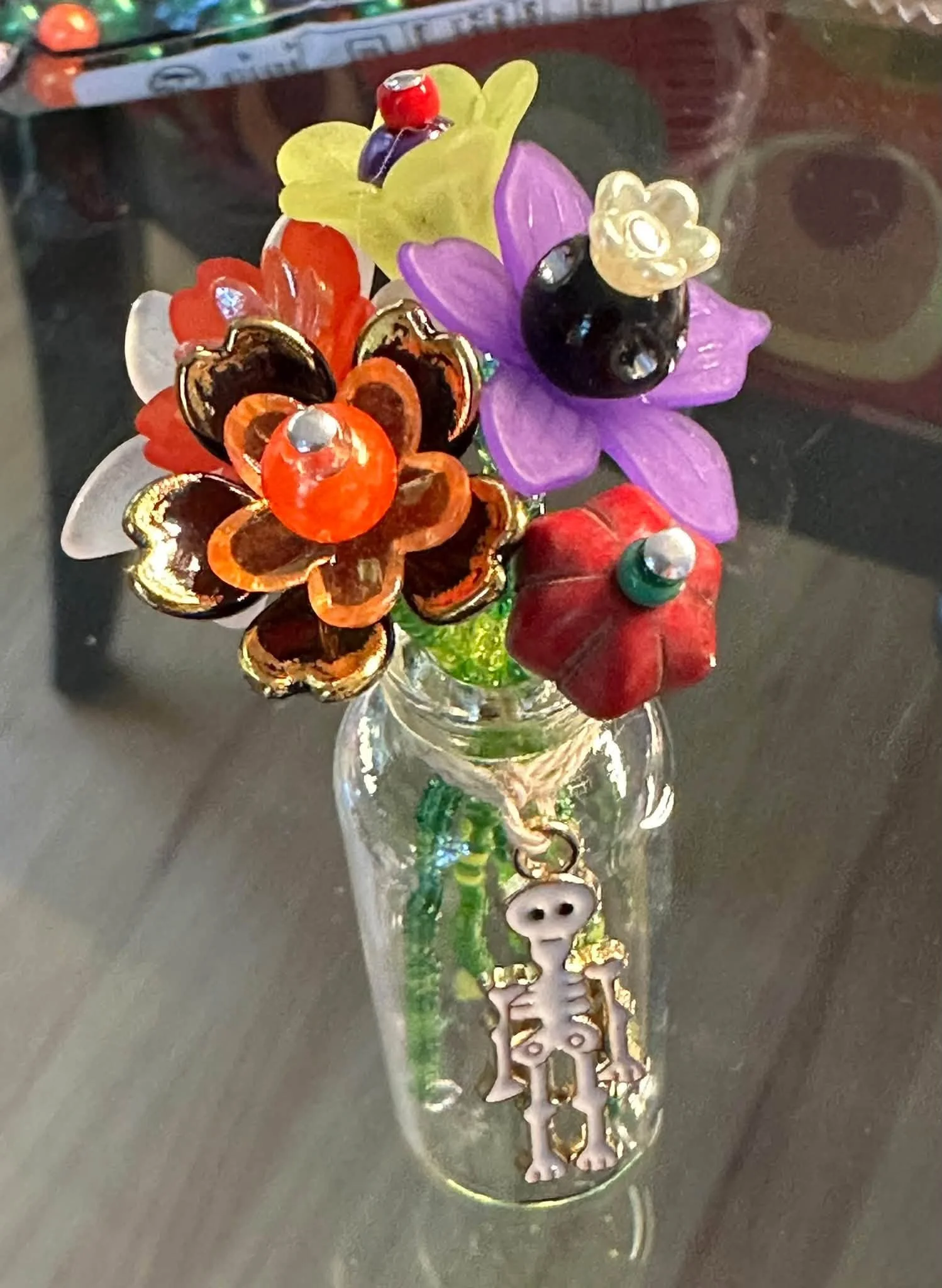 Halloween Flowers in a Vase