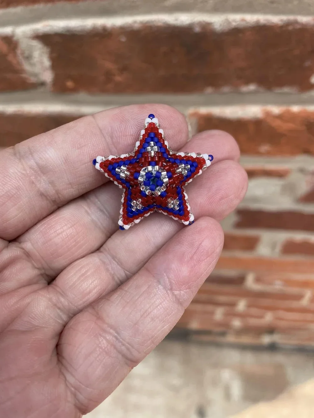 Mini Red, White and Blue Star