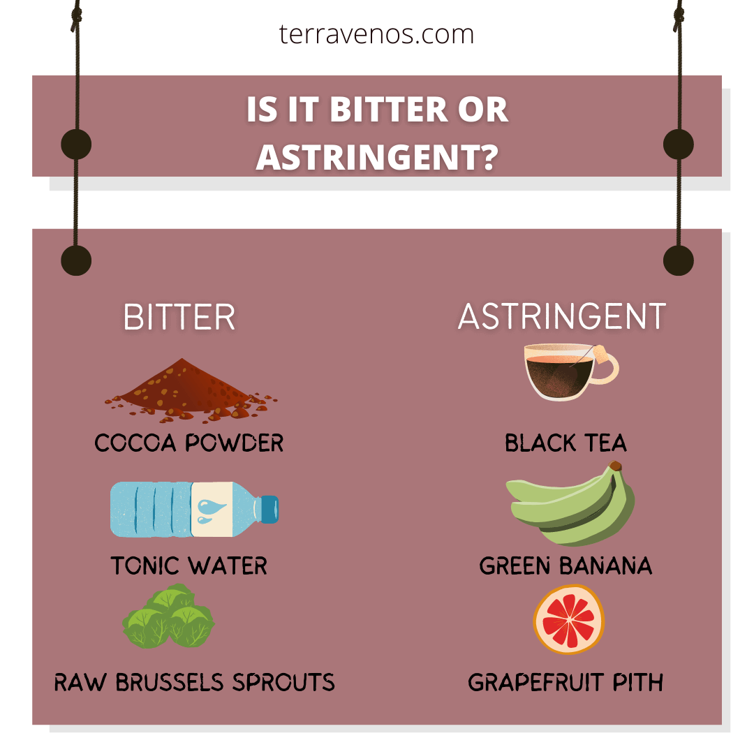 Is Your Wine Bitter or Astringent? — tèr·ra·ve·nos