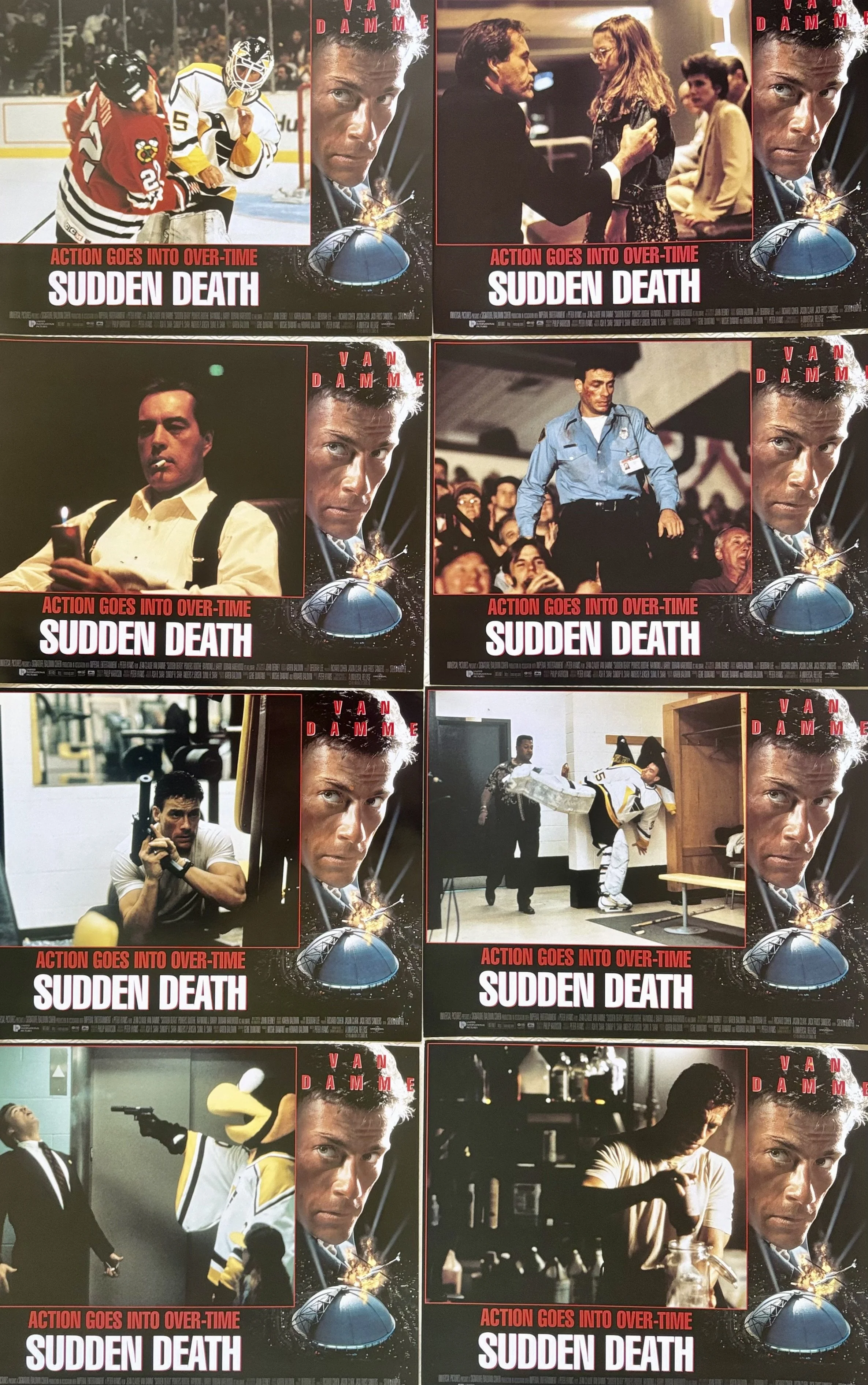 Sudden Death Lobby Cards