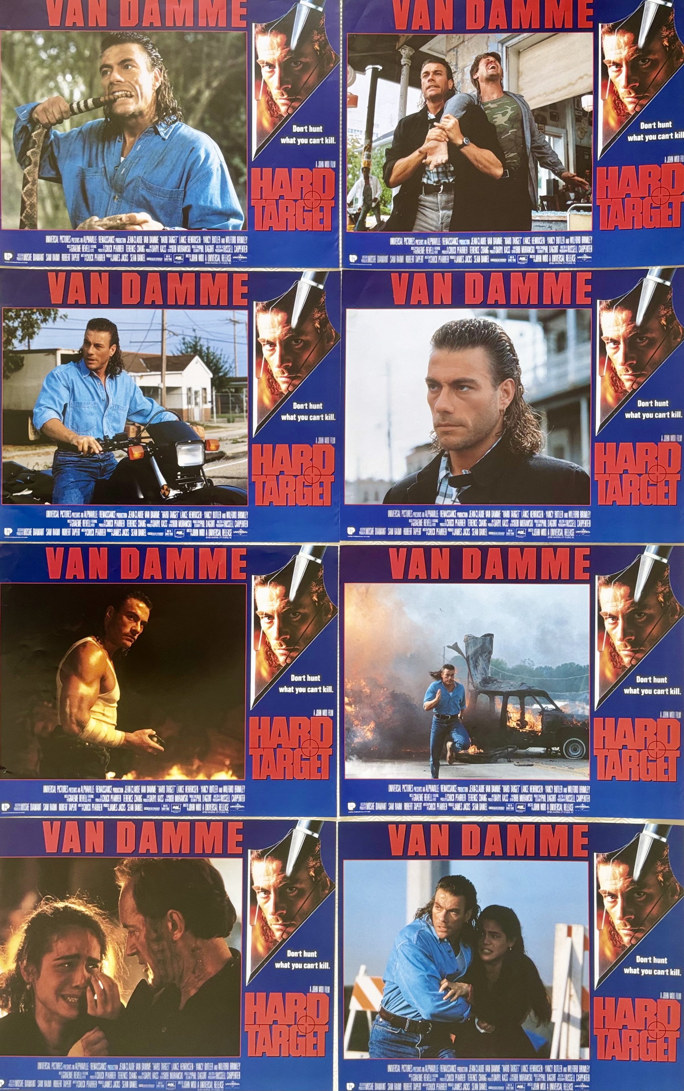 Hard Target Lobby Cards