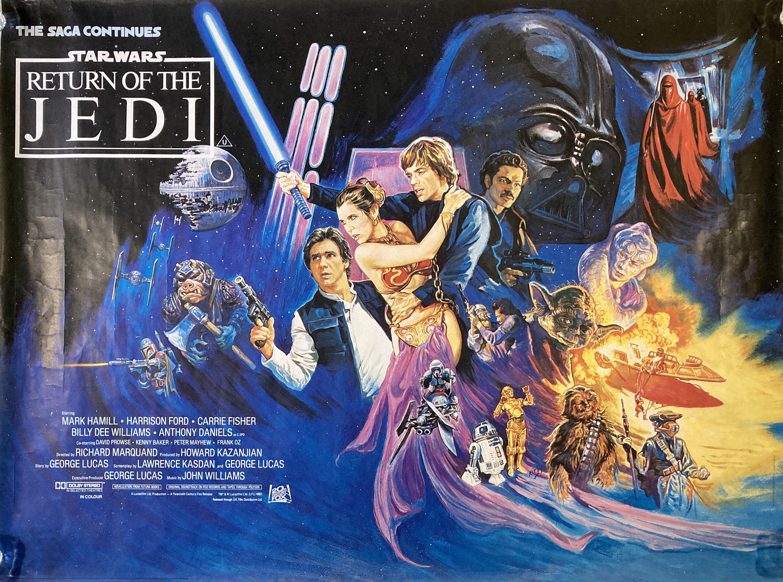Star Wars Return of the Jedi Quad Poster
