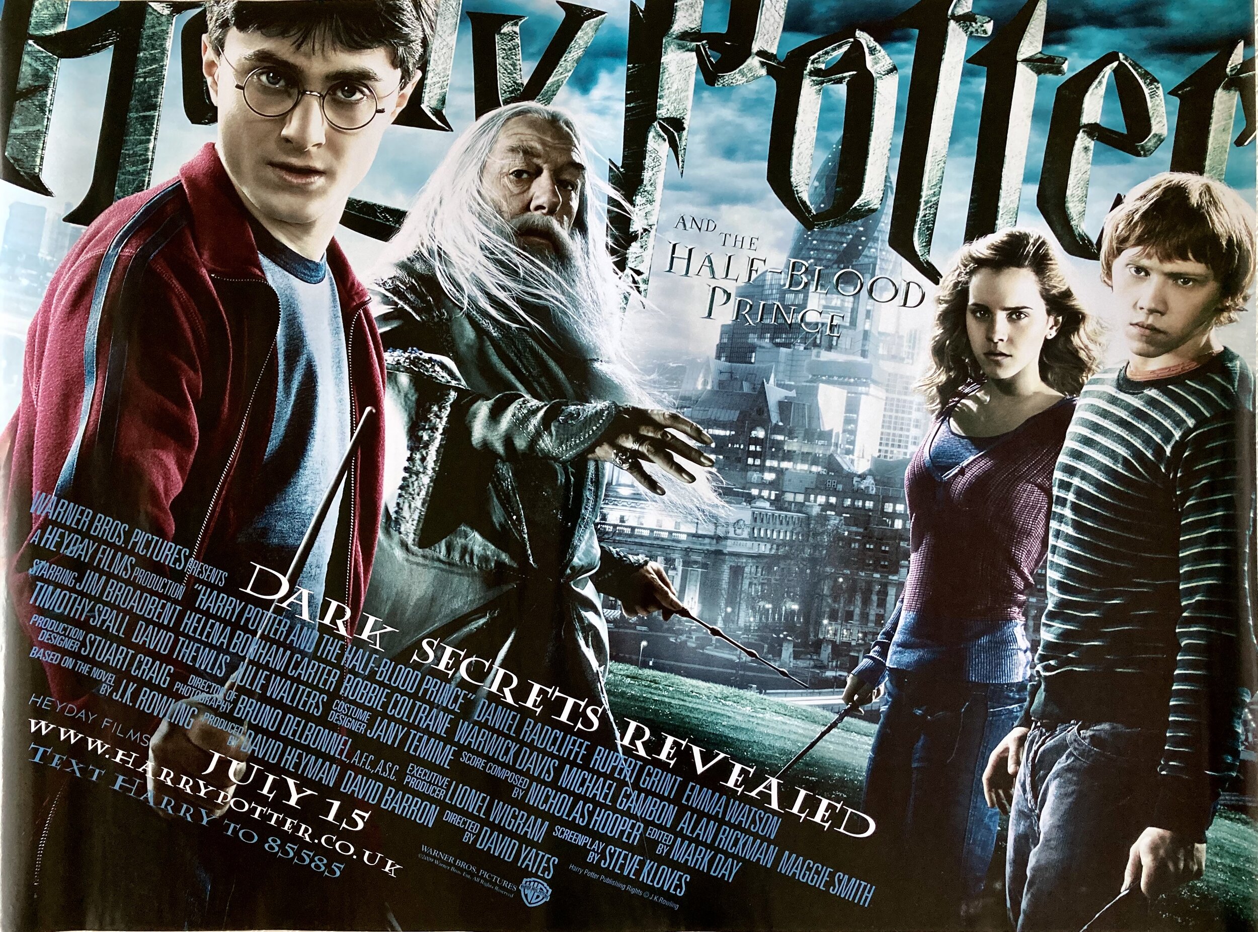 Harry Potter and the Half Blood Prince Quad Poster