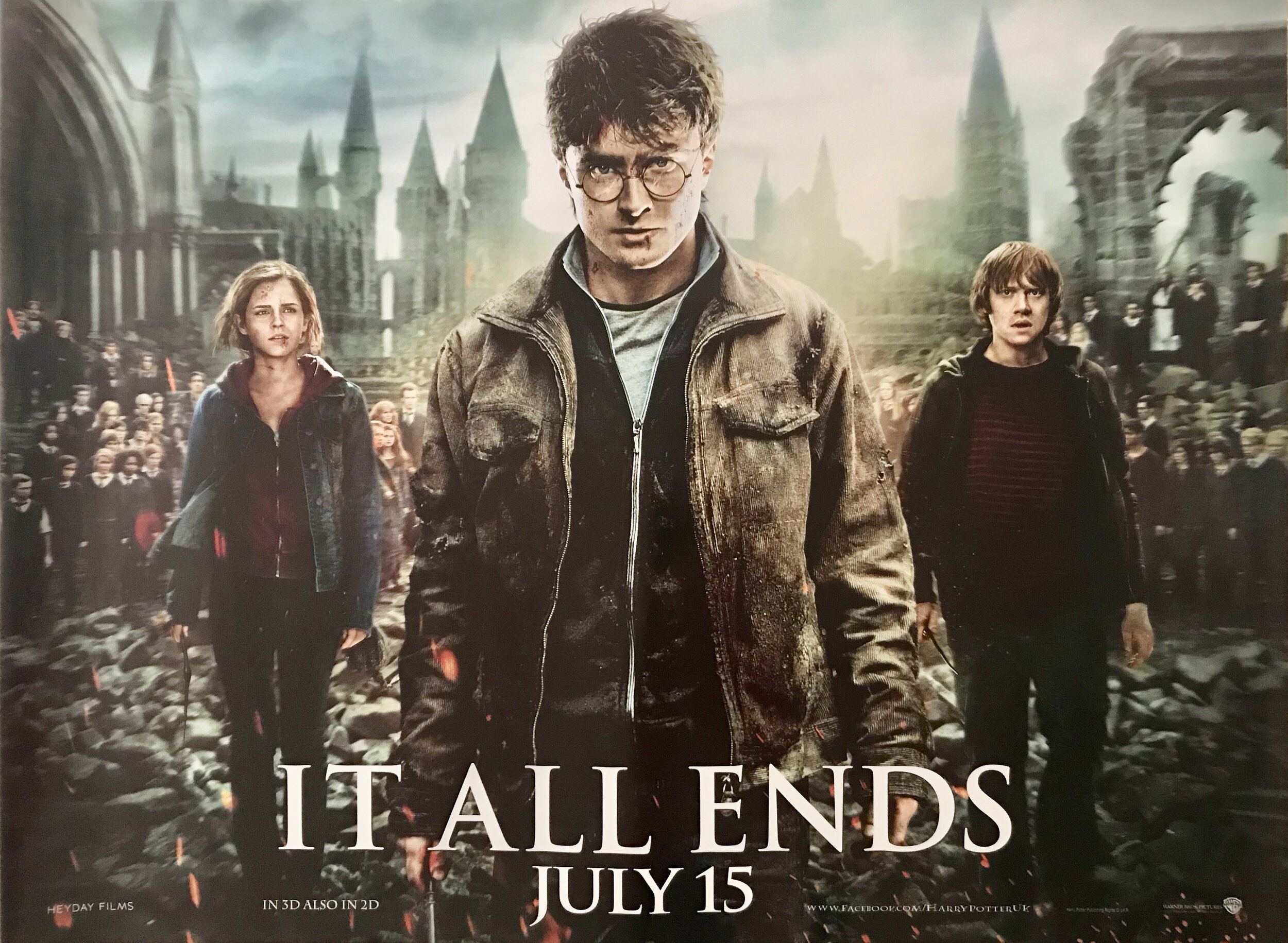 Harry Potter and the Deathly Hallows Part 2 Quad Poster