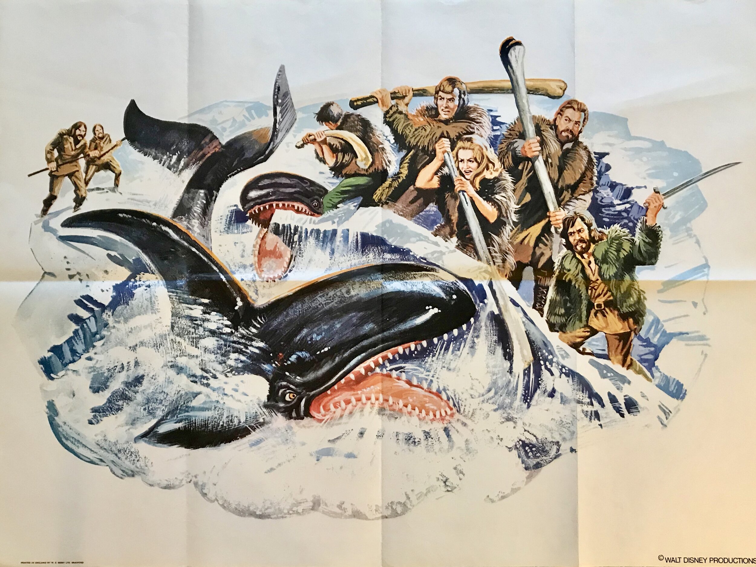 Island at the Top of the World Killer Whale Quad Poster