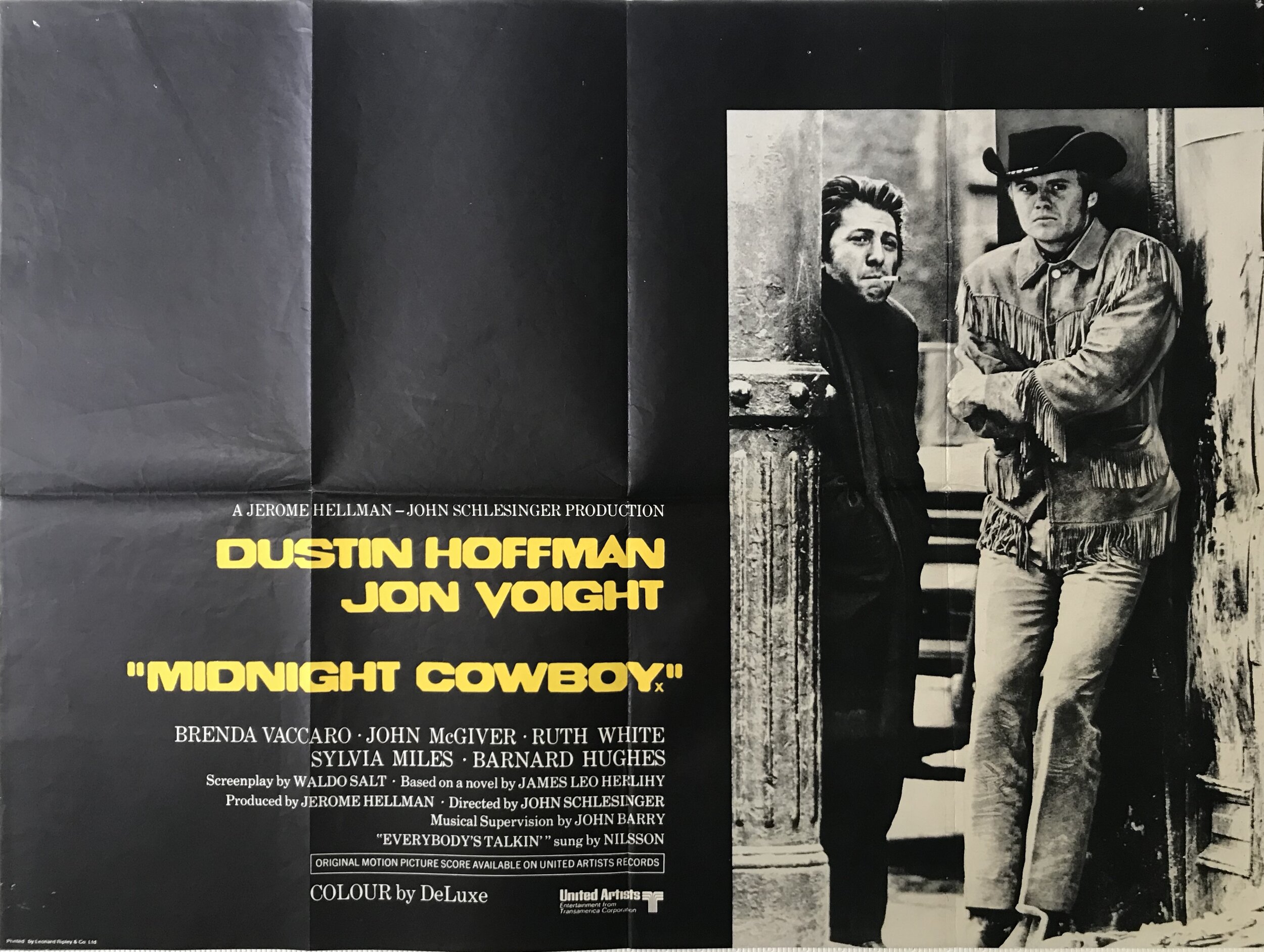 Midnight Cowboy Quad Poster