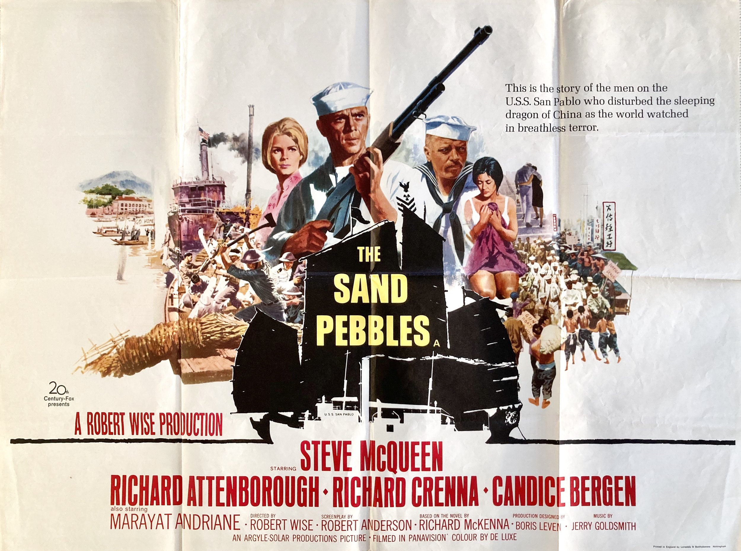 The Sand Pebbles Quad Poster