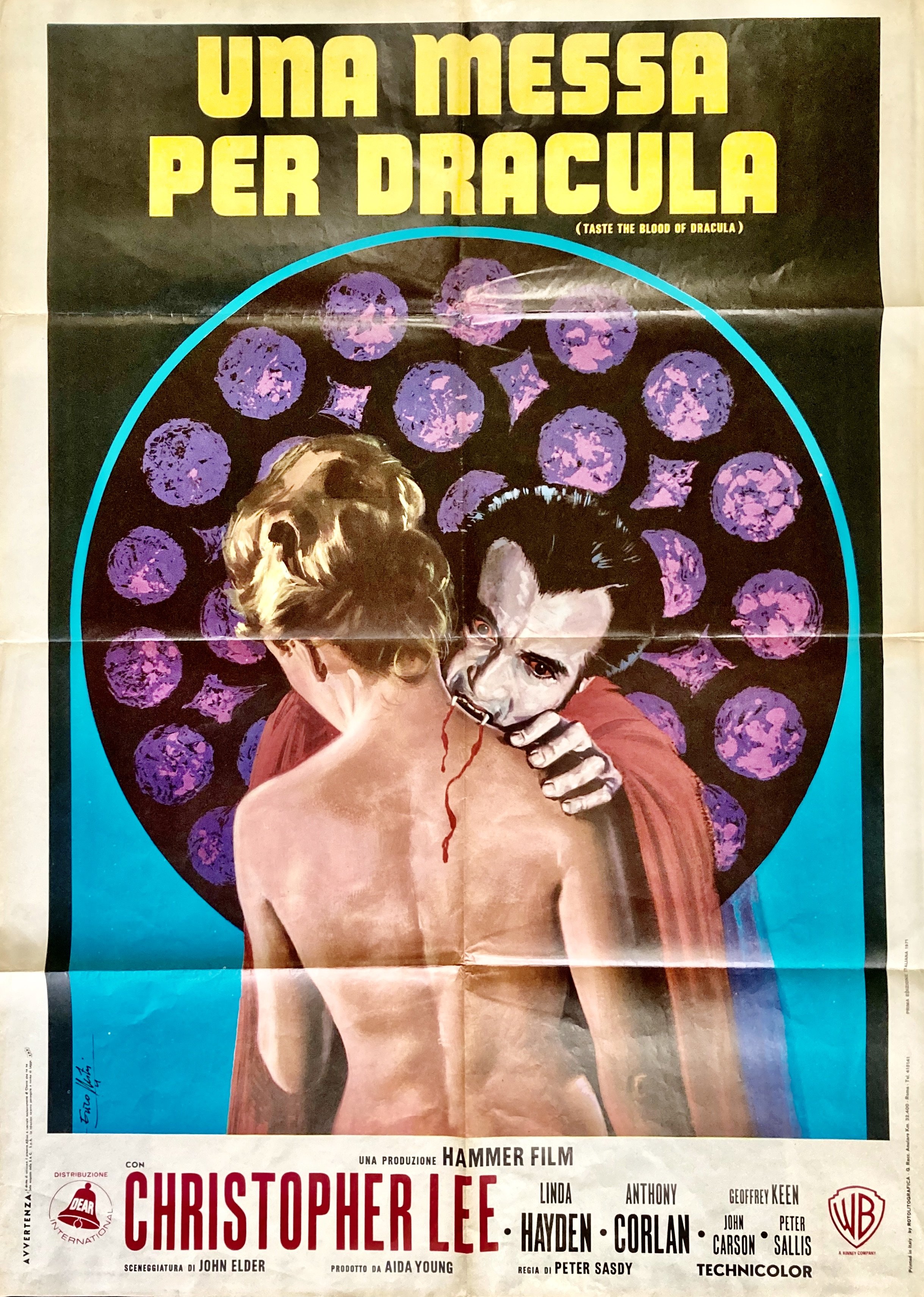Taste the Blood of Dracula 2 Fogli Poster