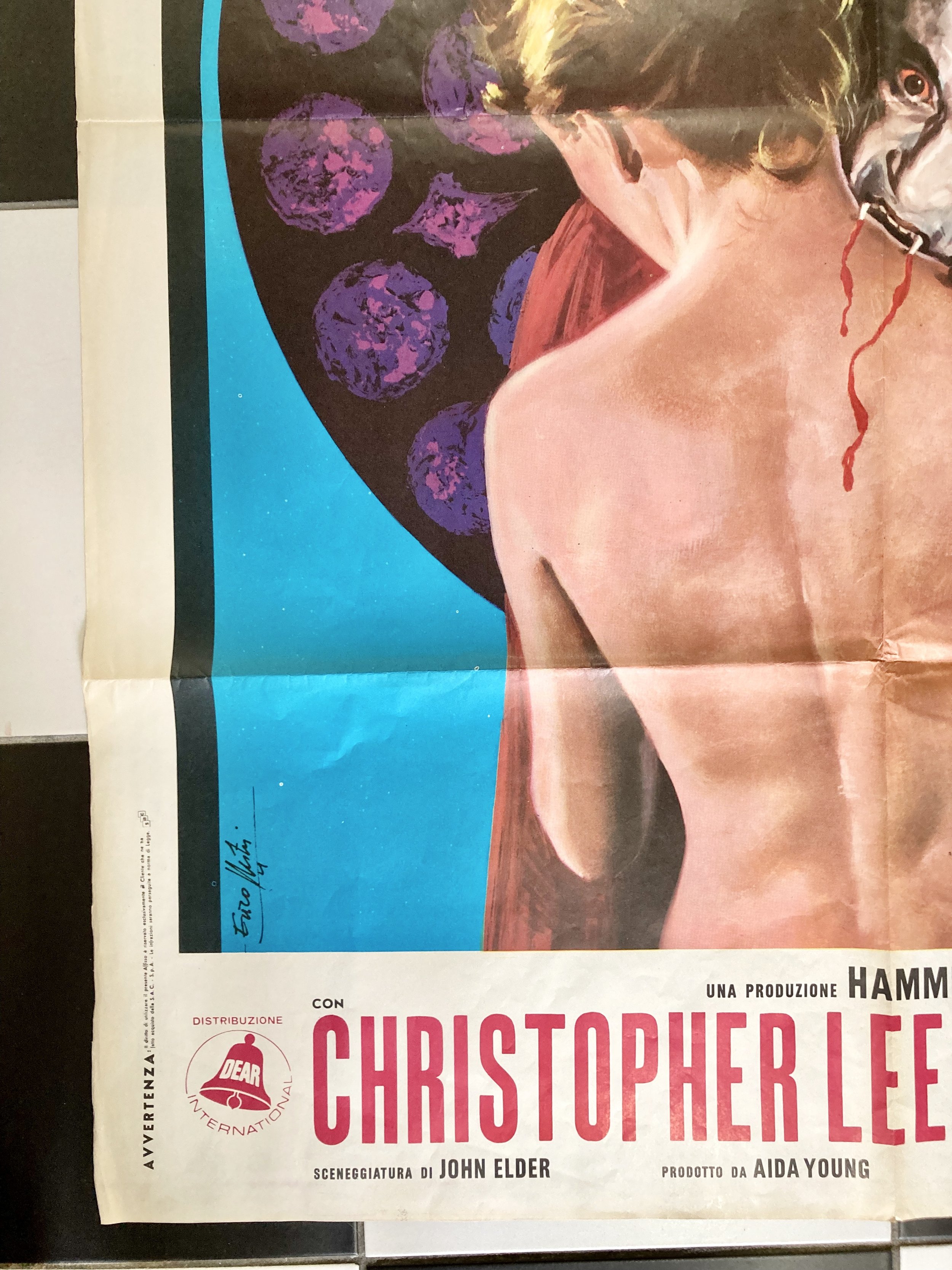 Taste the Blood of Dracula Italian Poster