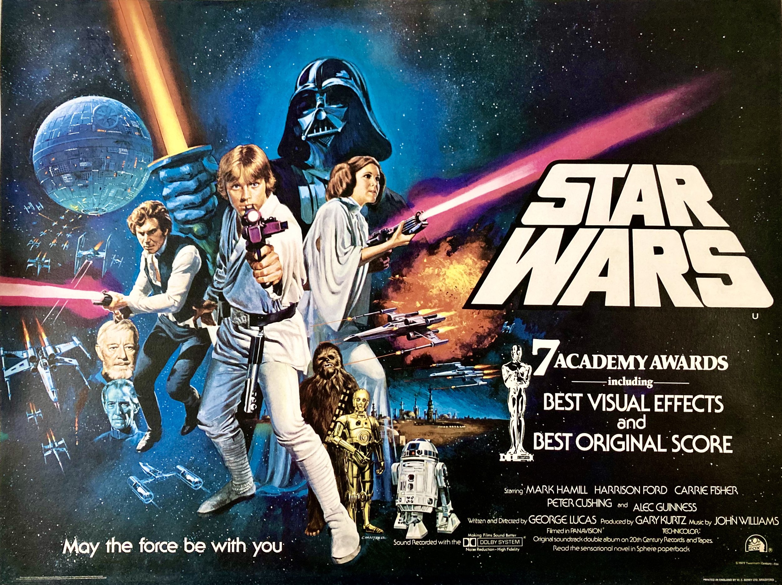 Star Wars 1977 Quad Poster