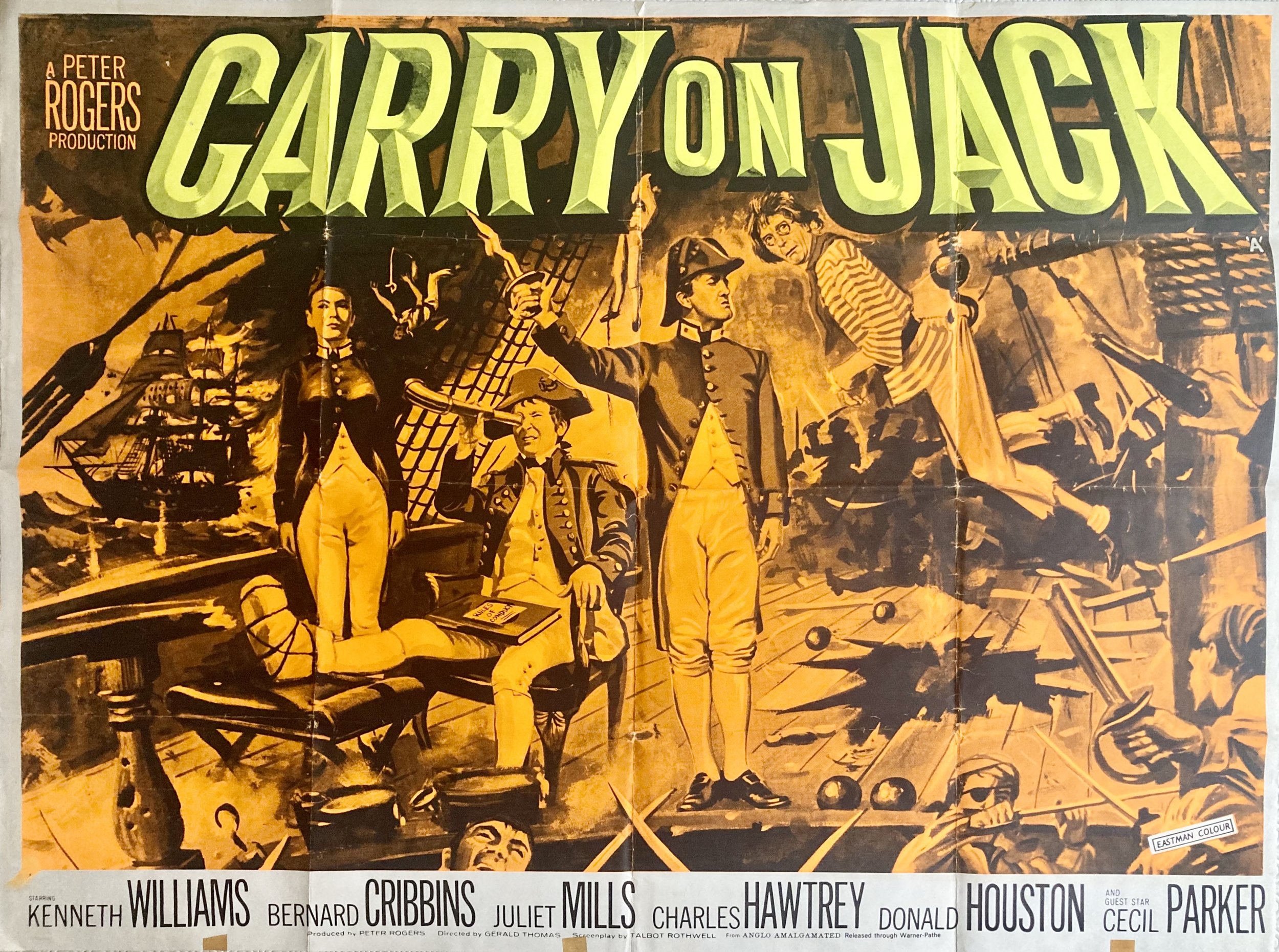 Carry On Jack Quad Poster