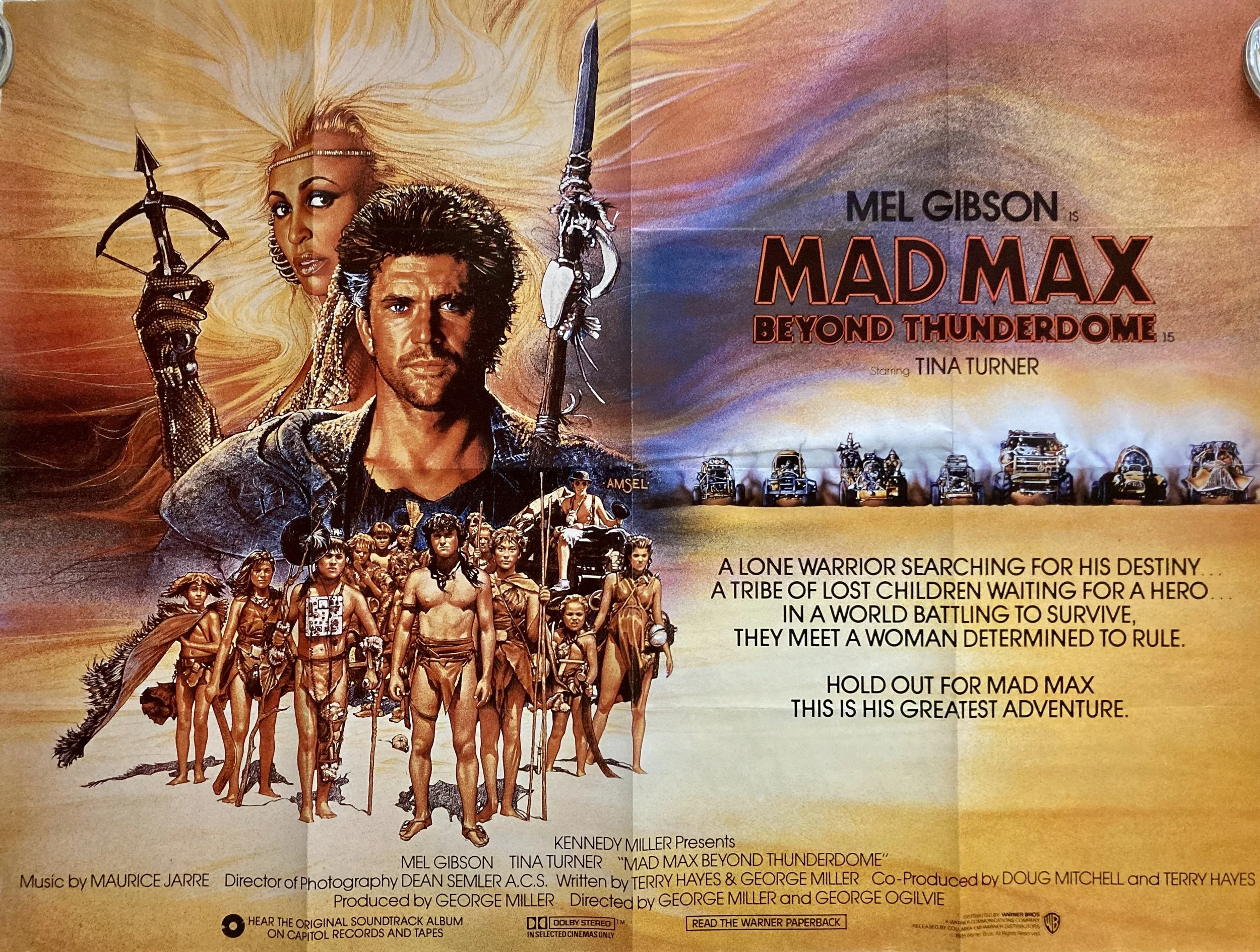 Mad Max Beyond Thunderdome Quad Poster — 20th Century Movie