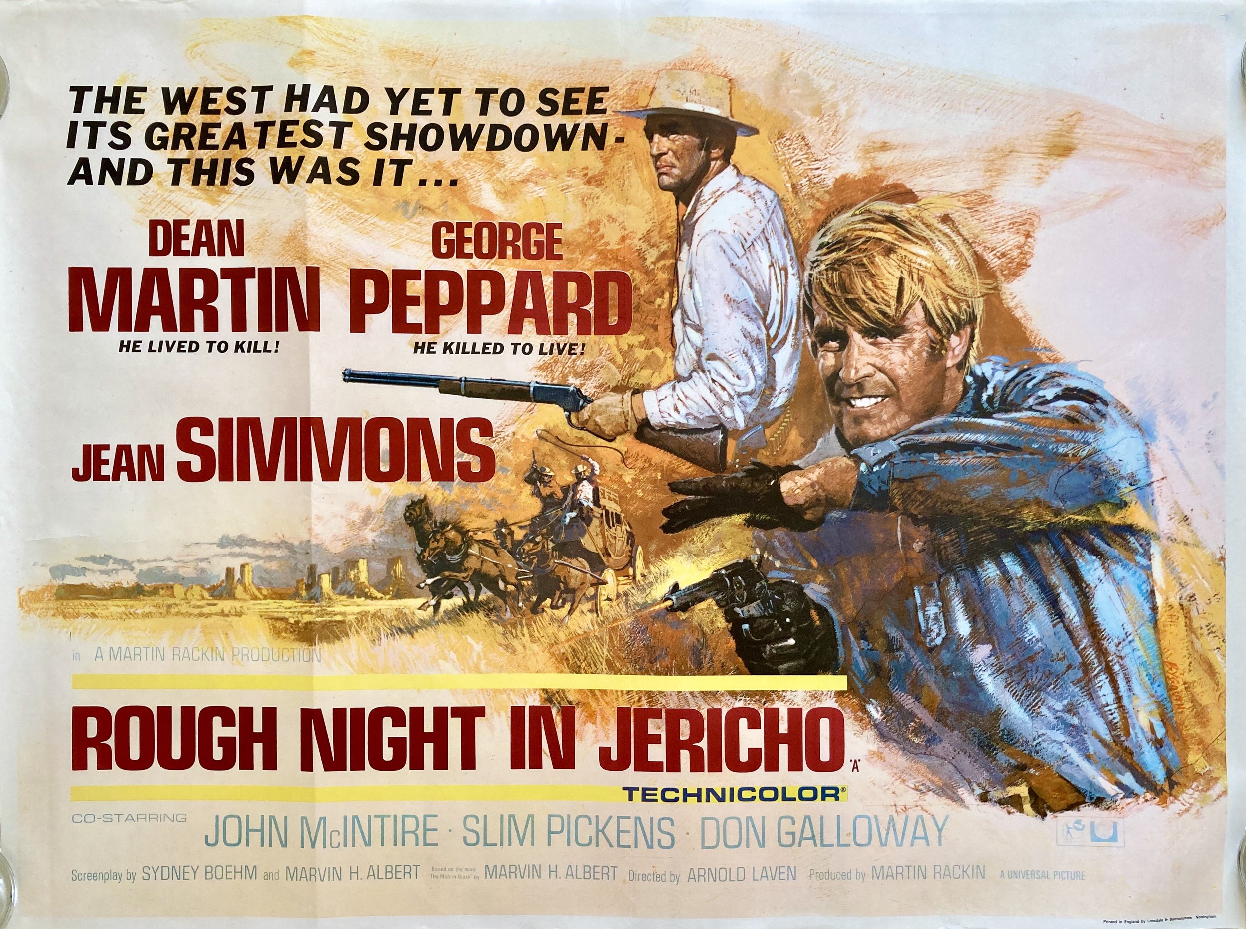 Rough Night in Jericho Quad Poster — 20th Century Movie Posters