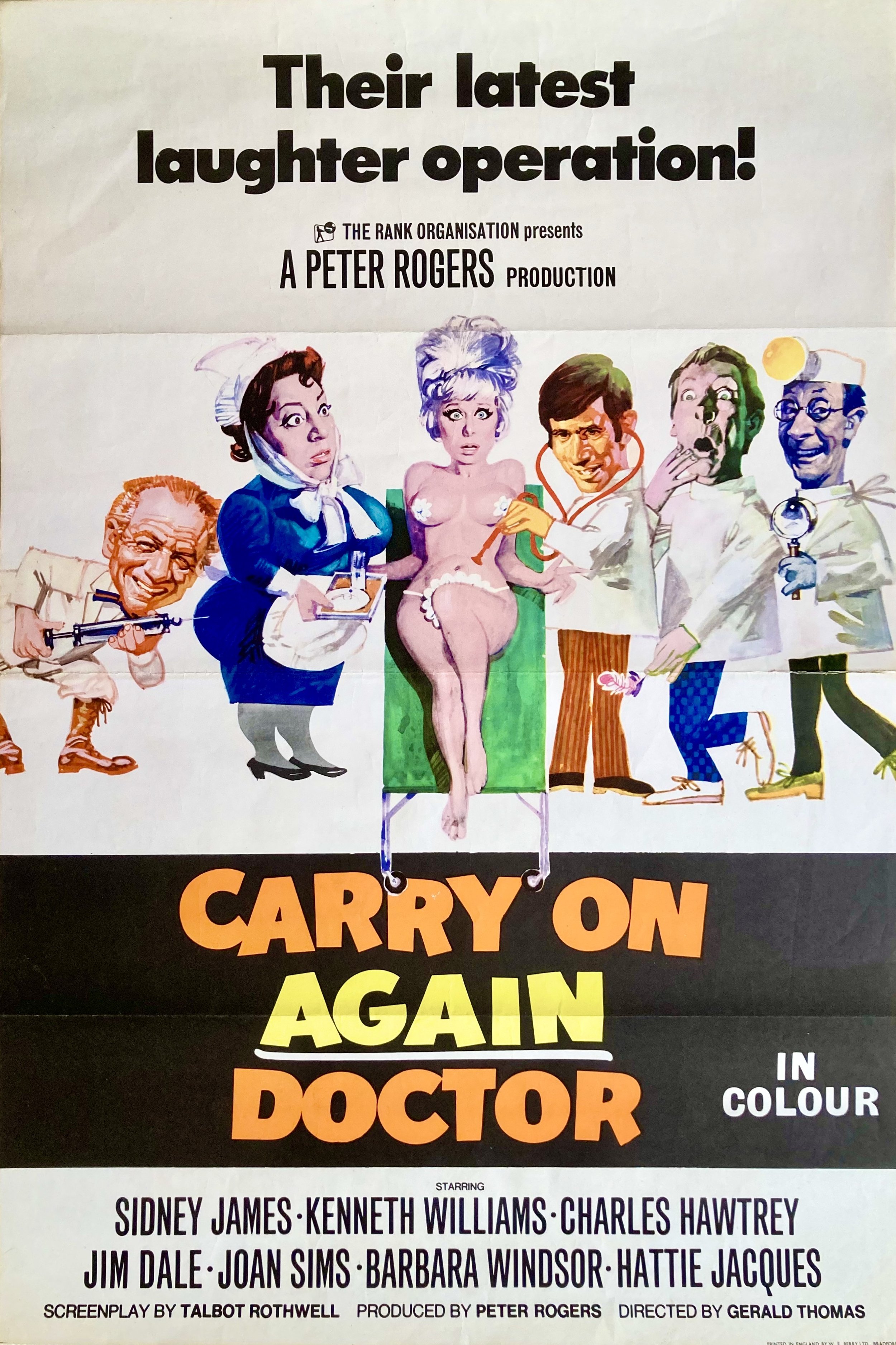 Carry On Again Doctor One Sheet Poster