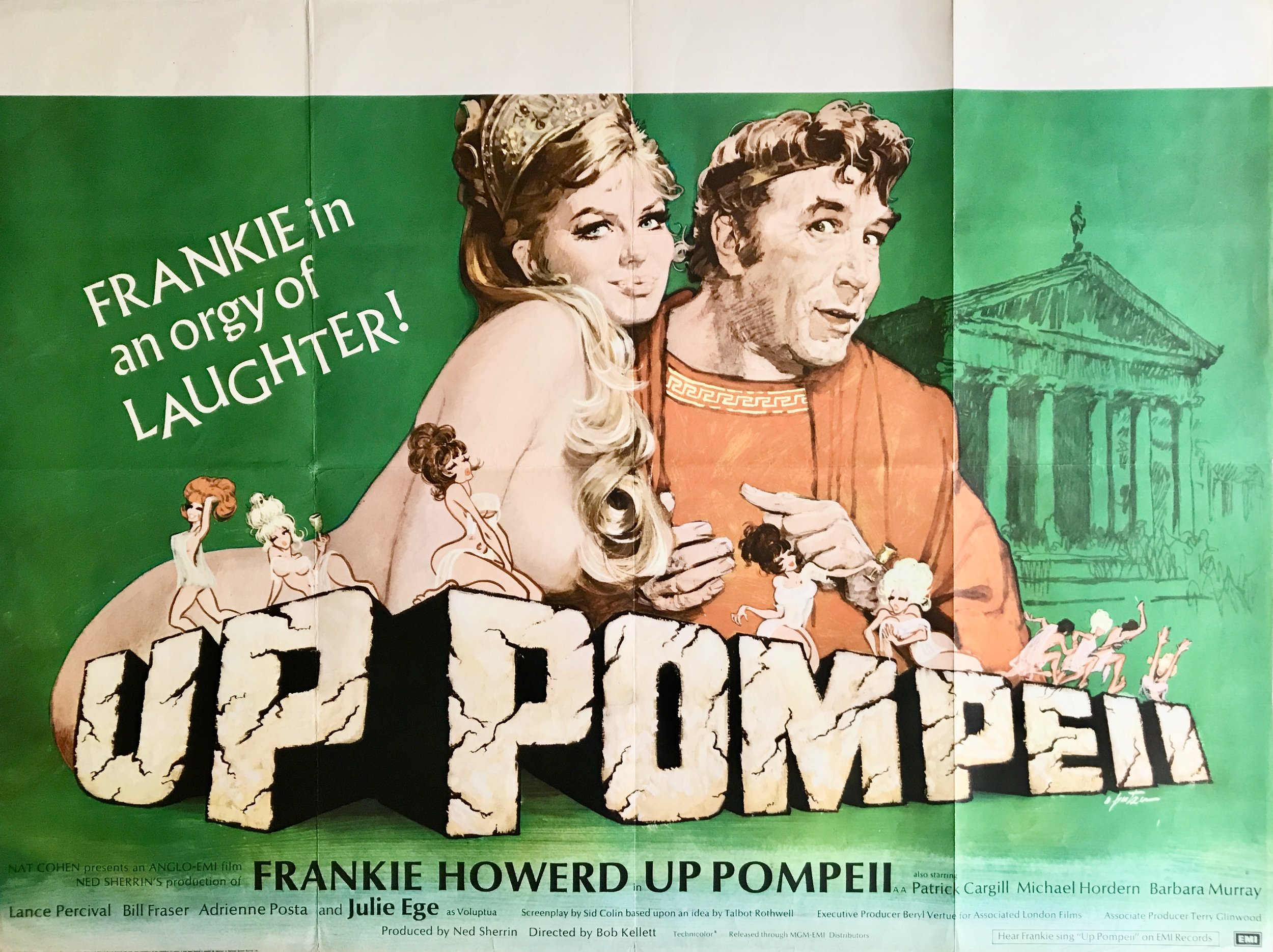 Up Pompeii Quad Poster