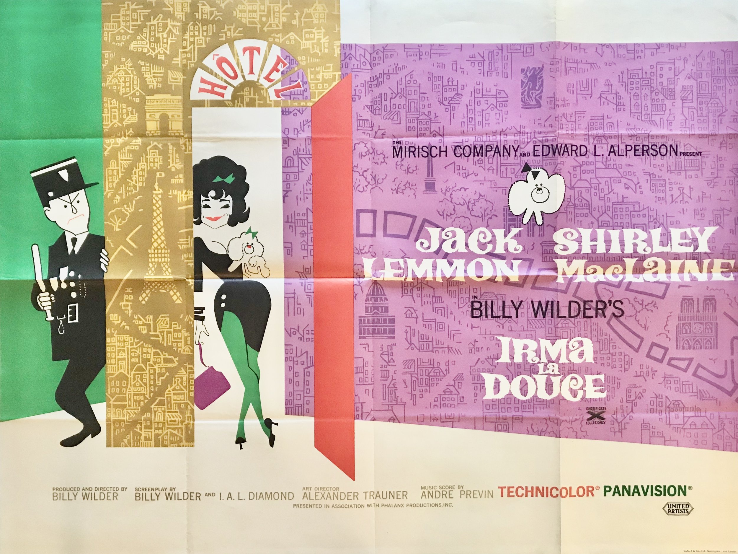 Irma La Douce Quad Poster