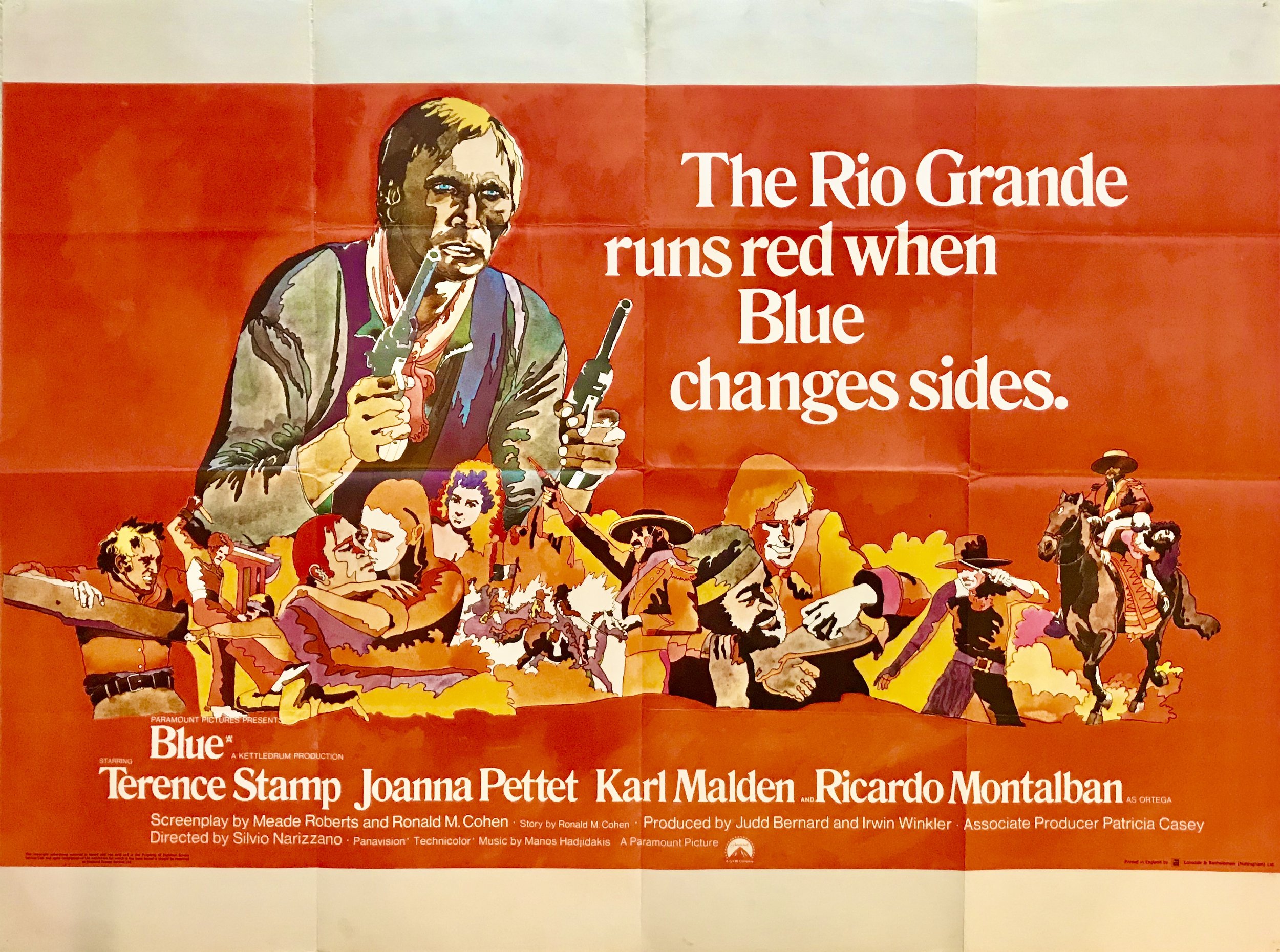 Blue Quad Poster