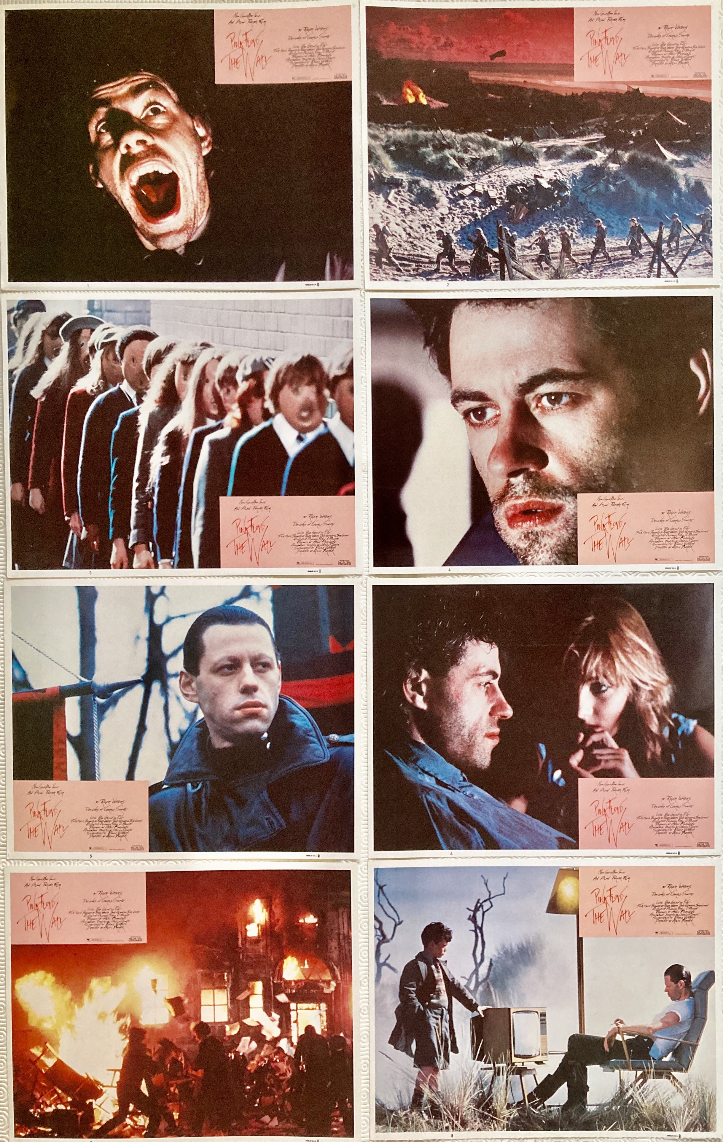 Pink Floyd The Wall Lobby Cards