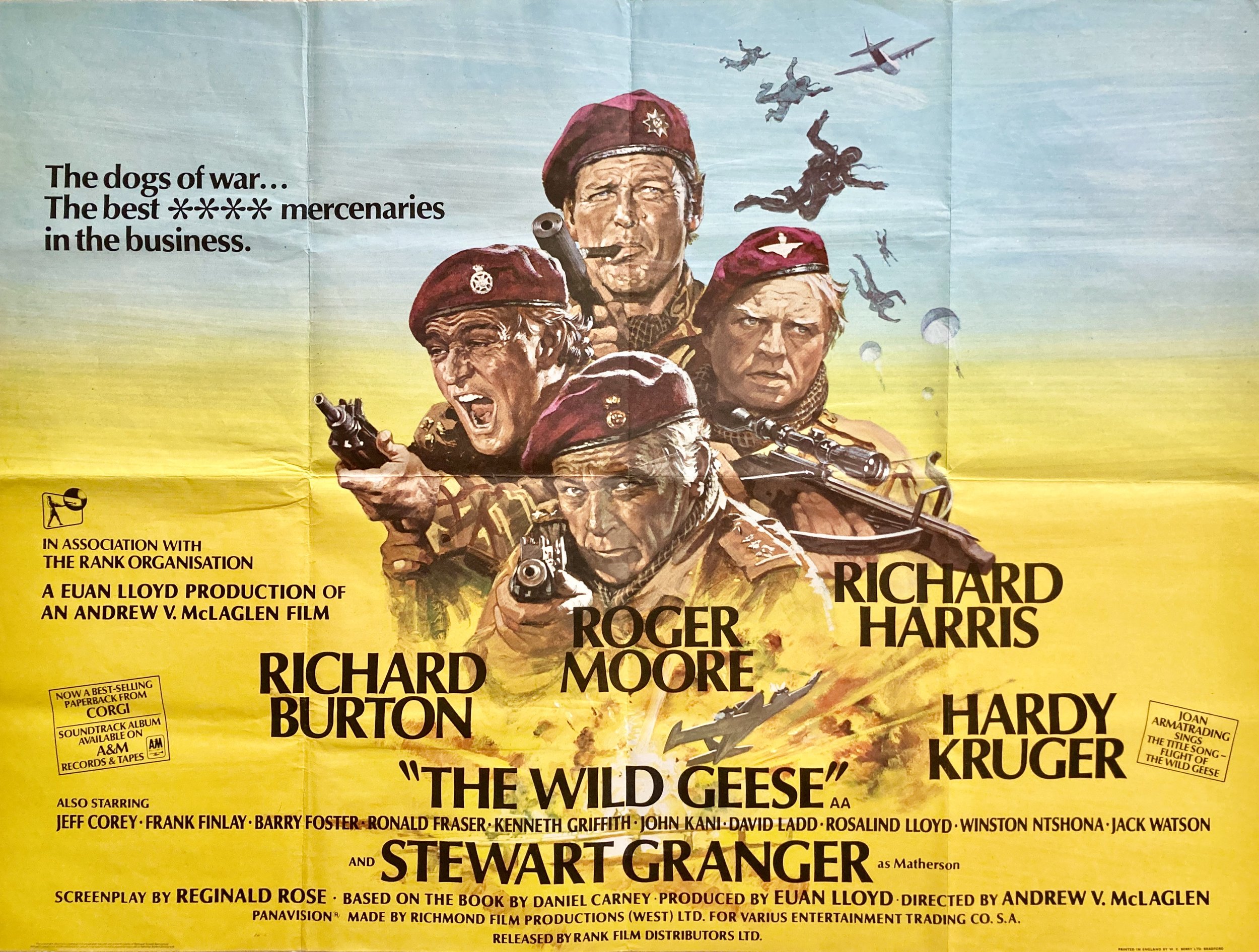 The Wild Geese Quad Poster