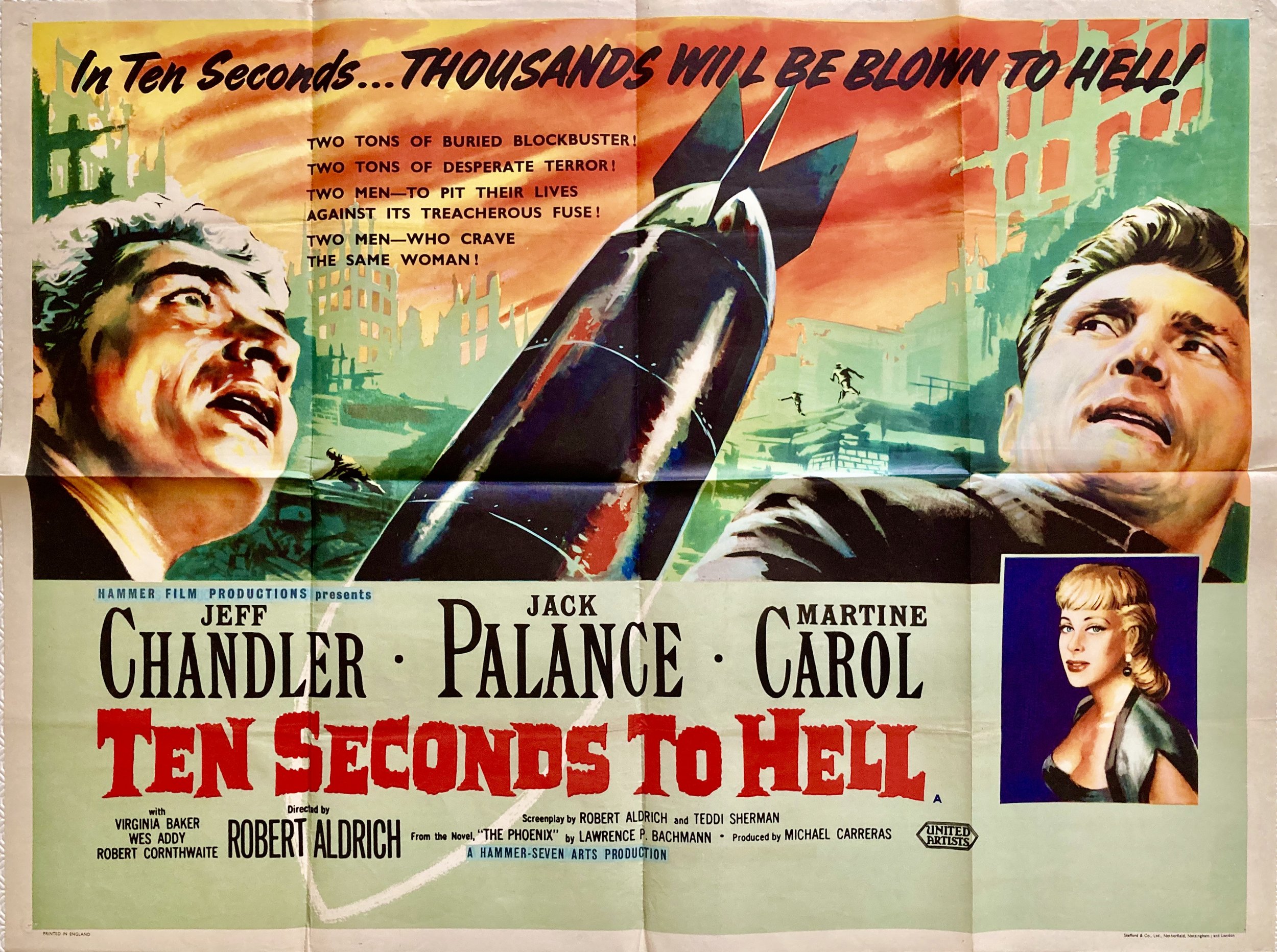 Ten Seconds To Hell Quad Poster
