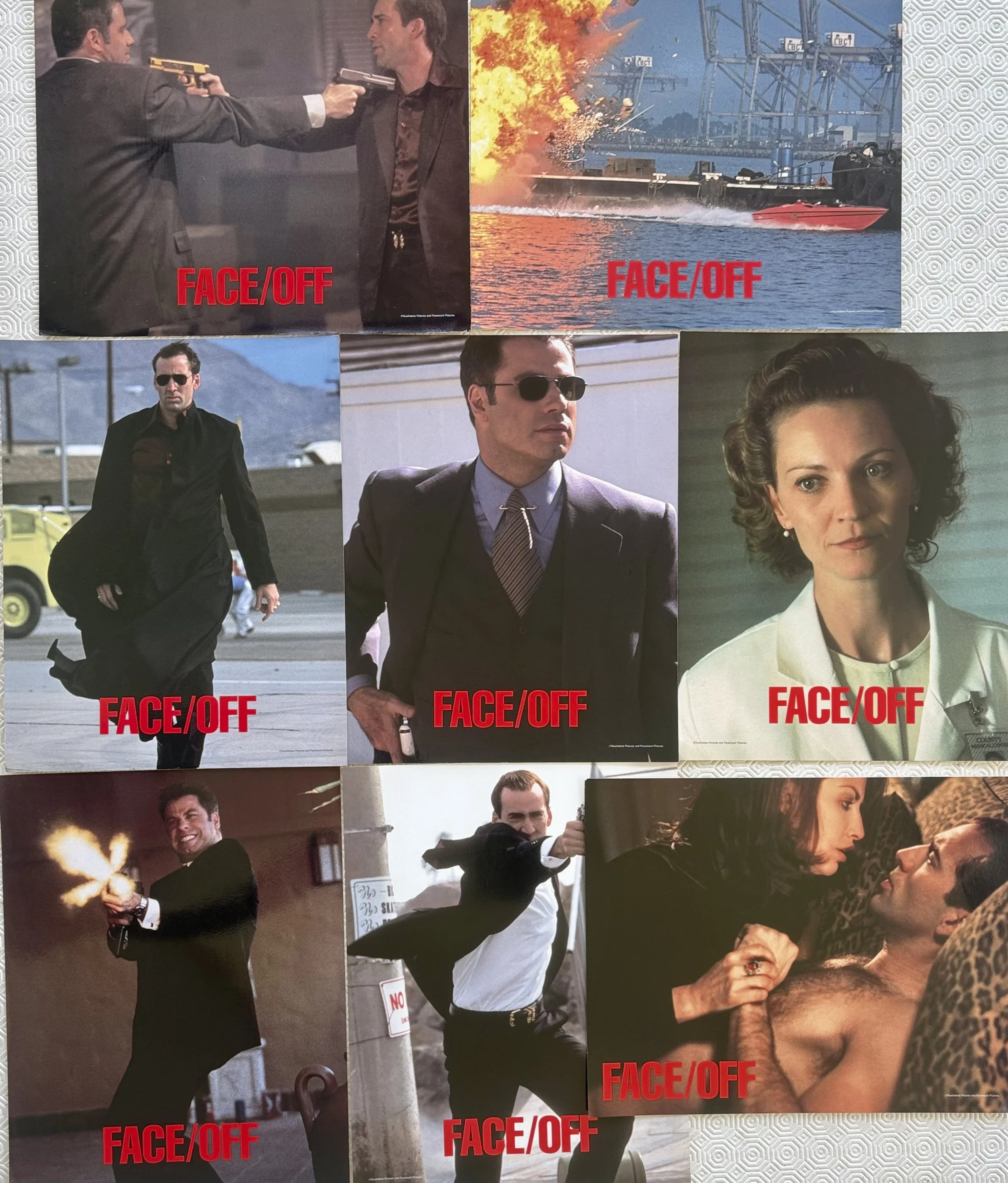 Face/Off Lobby Cards