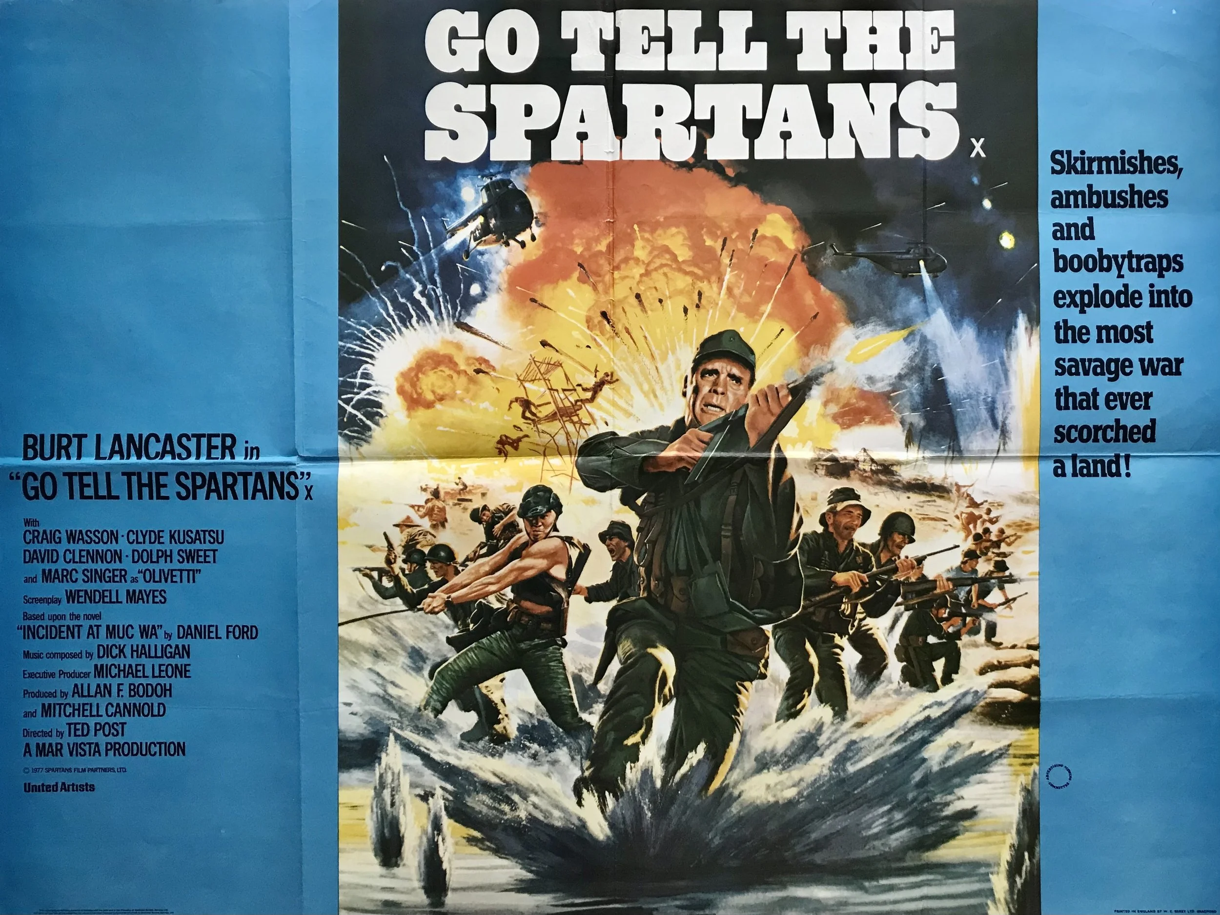 Go Tell The Spartans Quad Poster