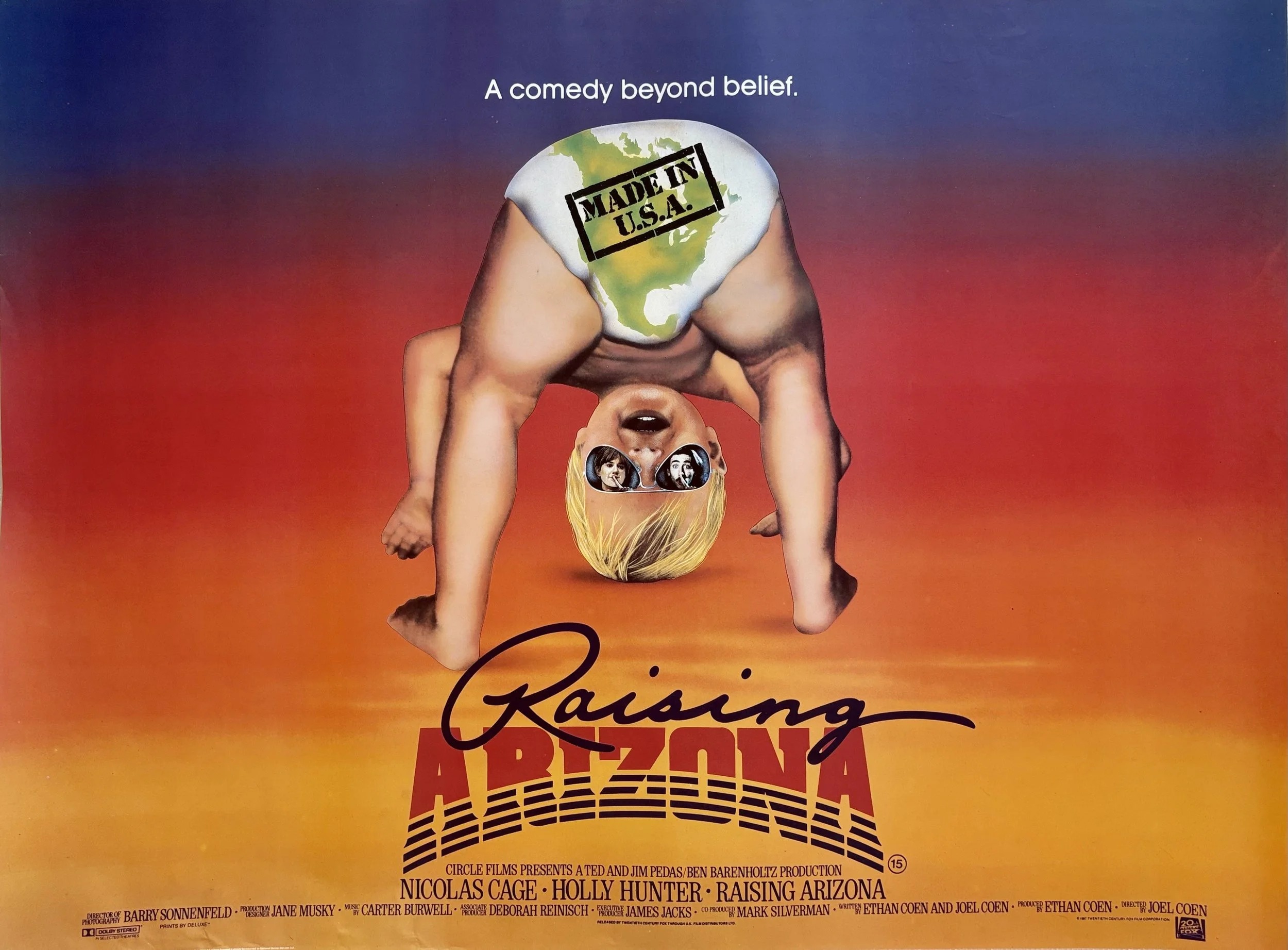 Raising Arizona Quad Poster