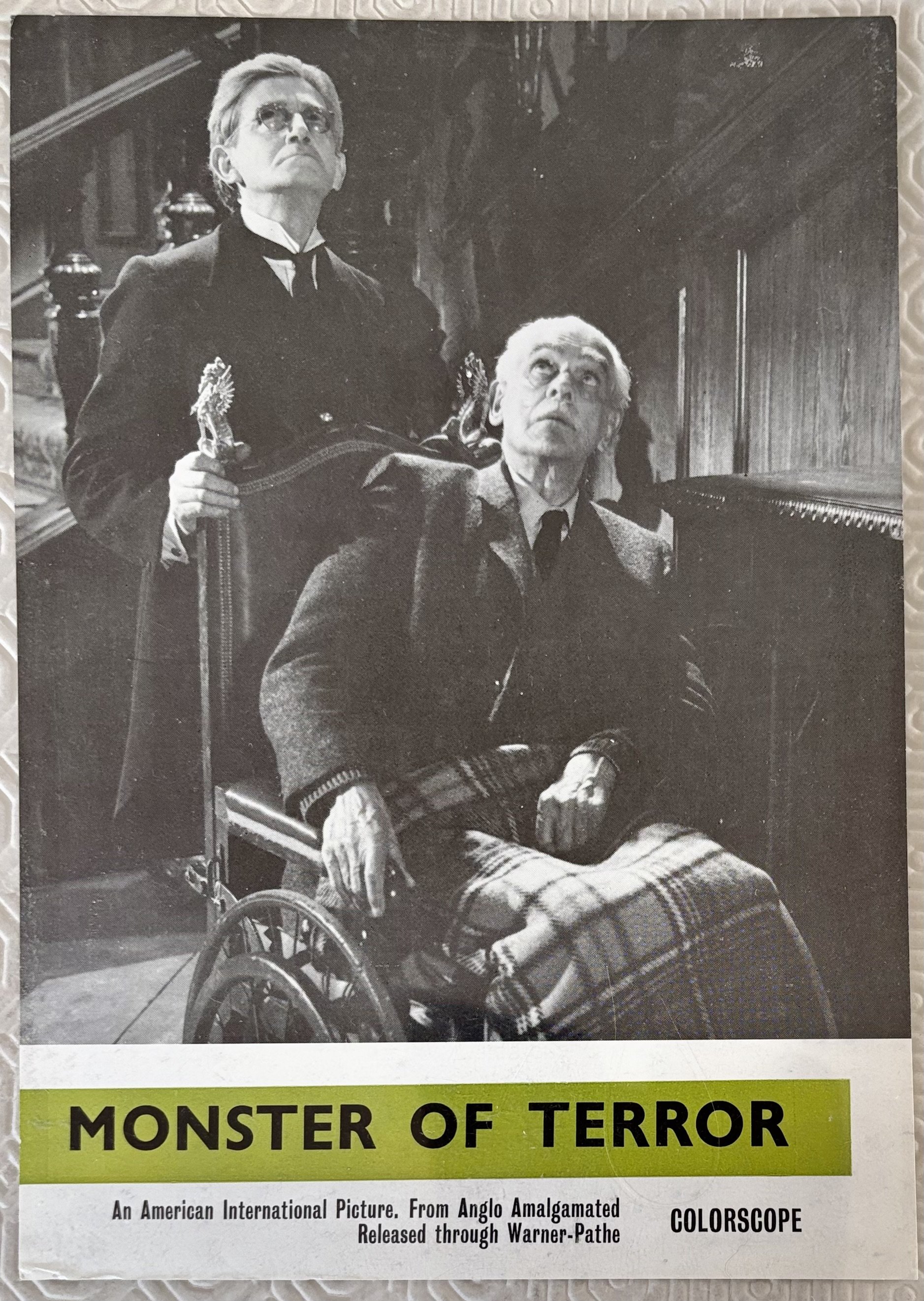 Monster of Terror 1965 HERALD Handbill Flyer