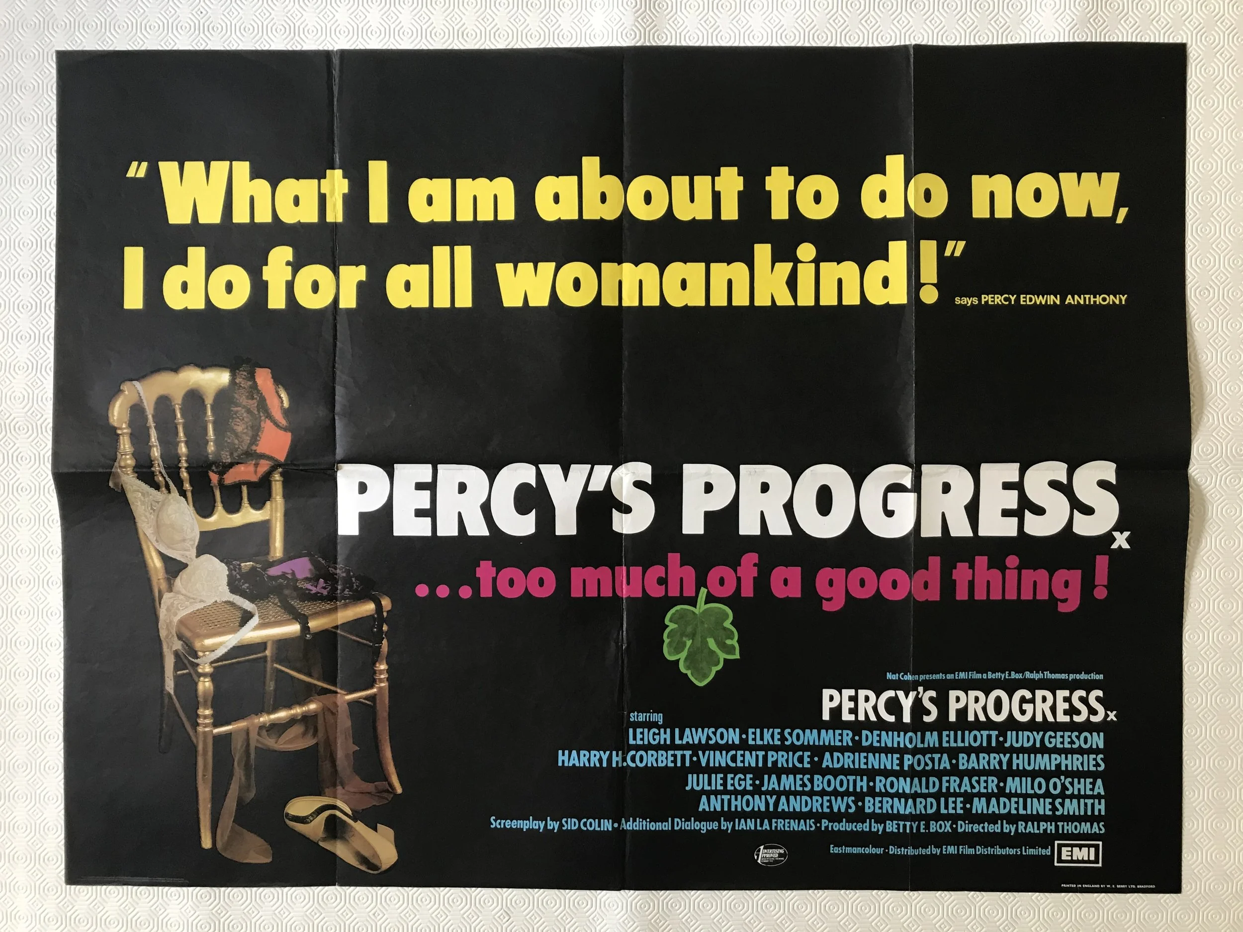 Percy's Progress Quad Poster