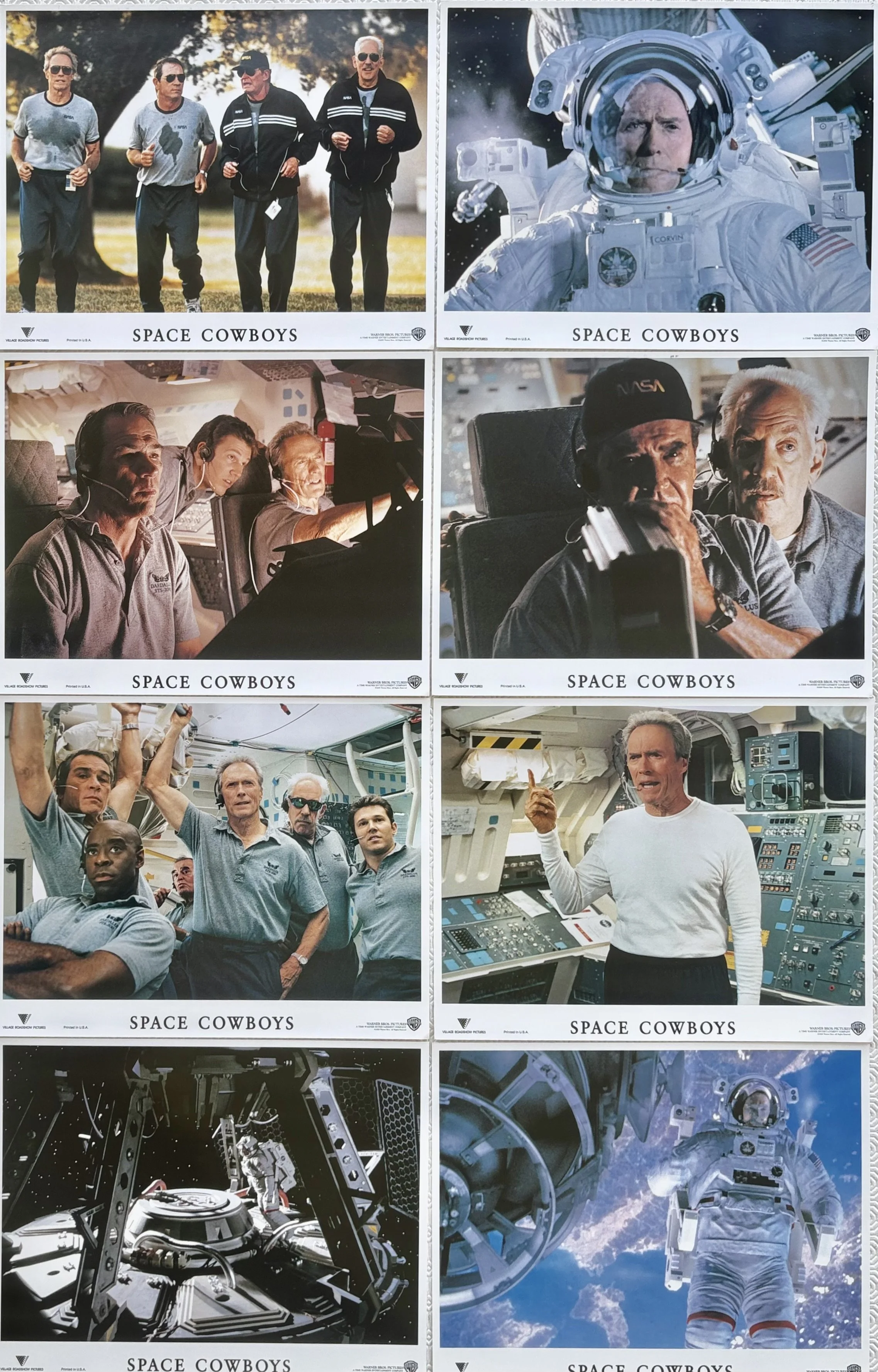 Space Cowboys Lobby Cards