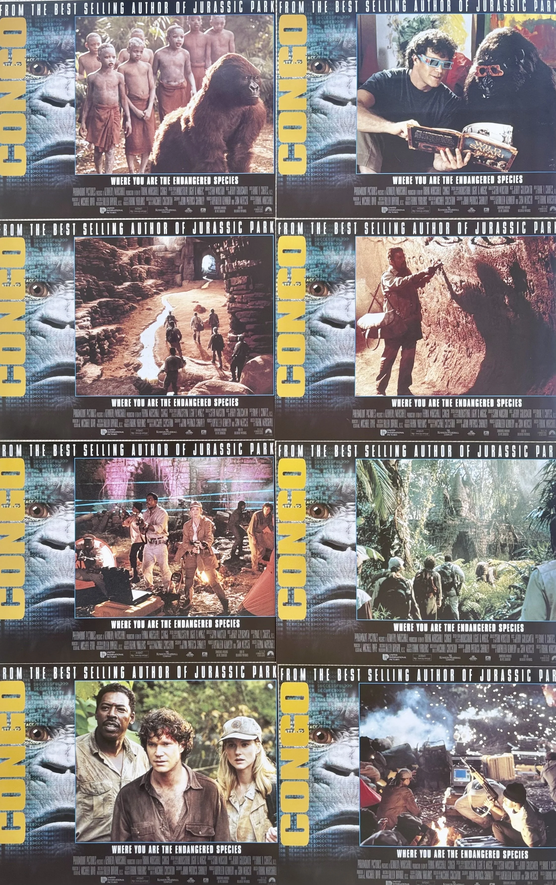 Congo Lobby Cards