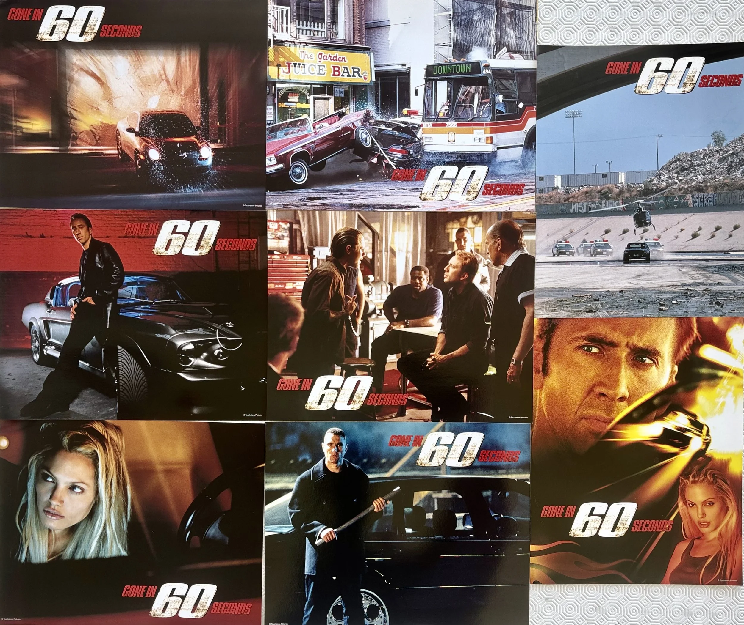 Gone in 60 Seconds Lobby Cards