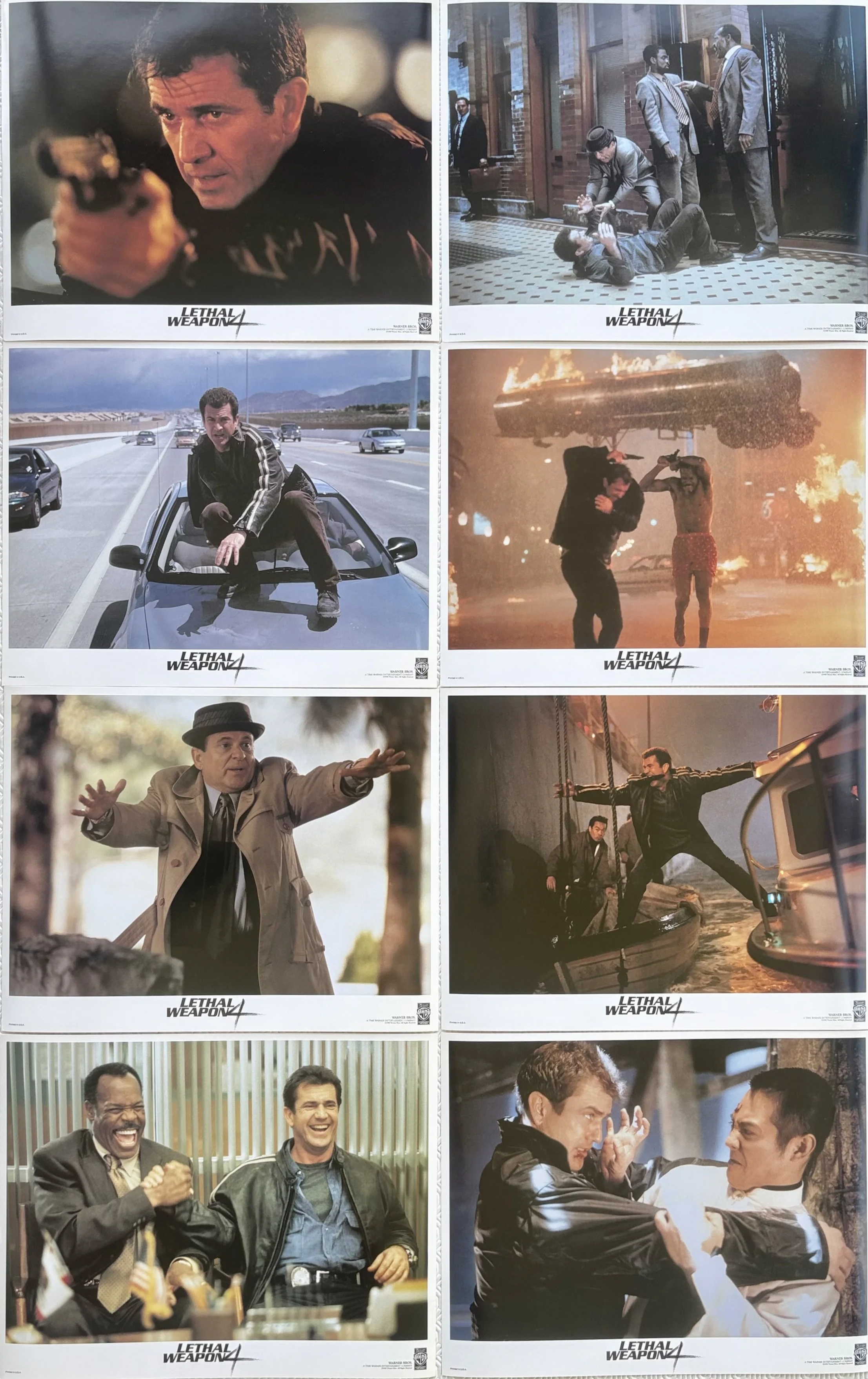 Lethal Weapon 4 Lobby Cards