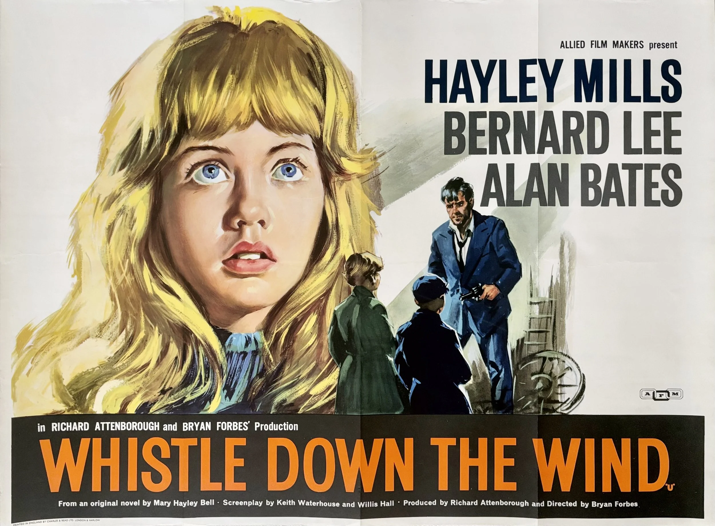 Whistle Down The Wind 1961 Quad Poster