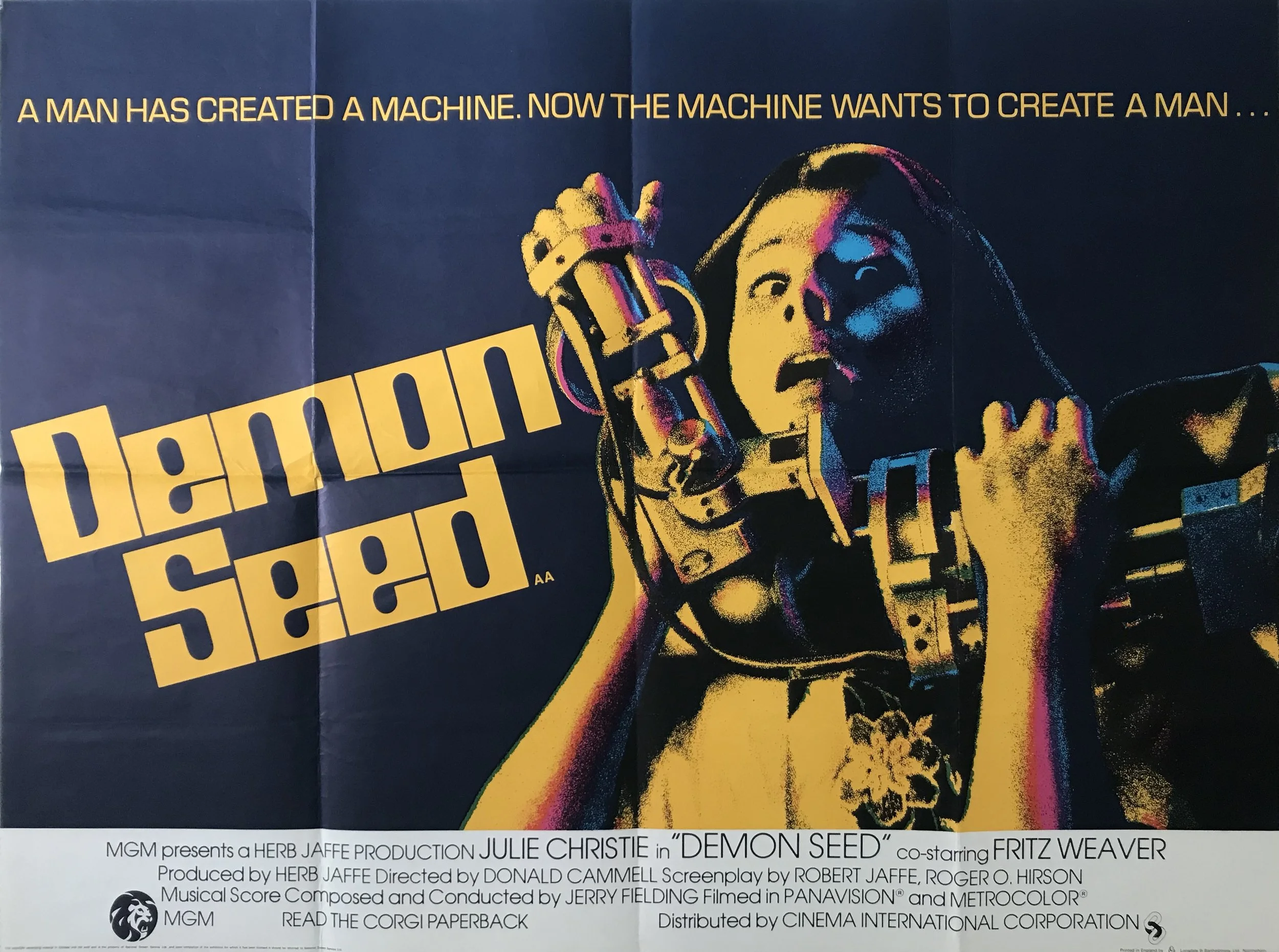 Demon Seed Quad Poster