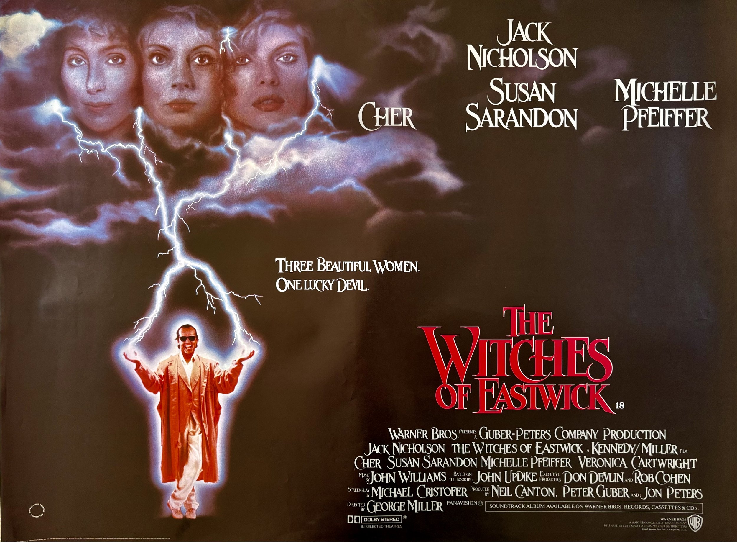 The Witches of Eastwick Quad Poster