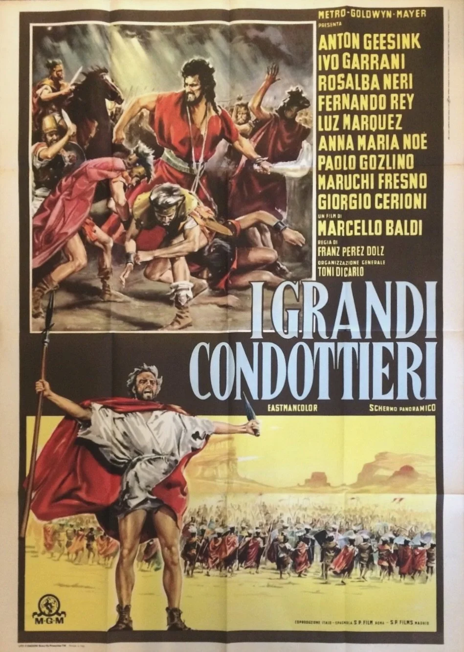 Samson and Gideon Italian Poster