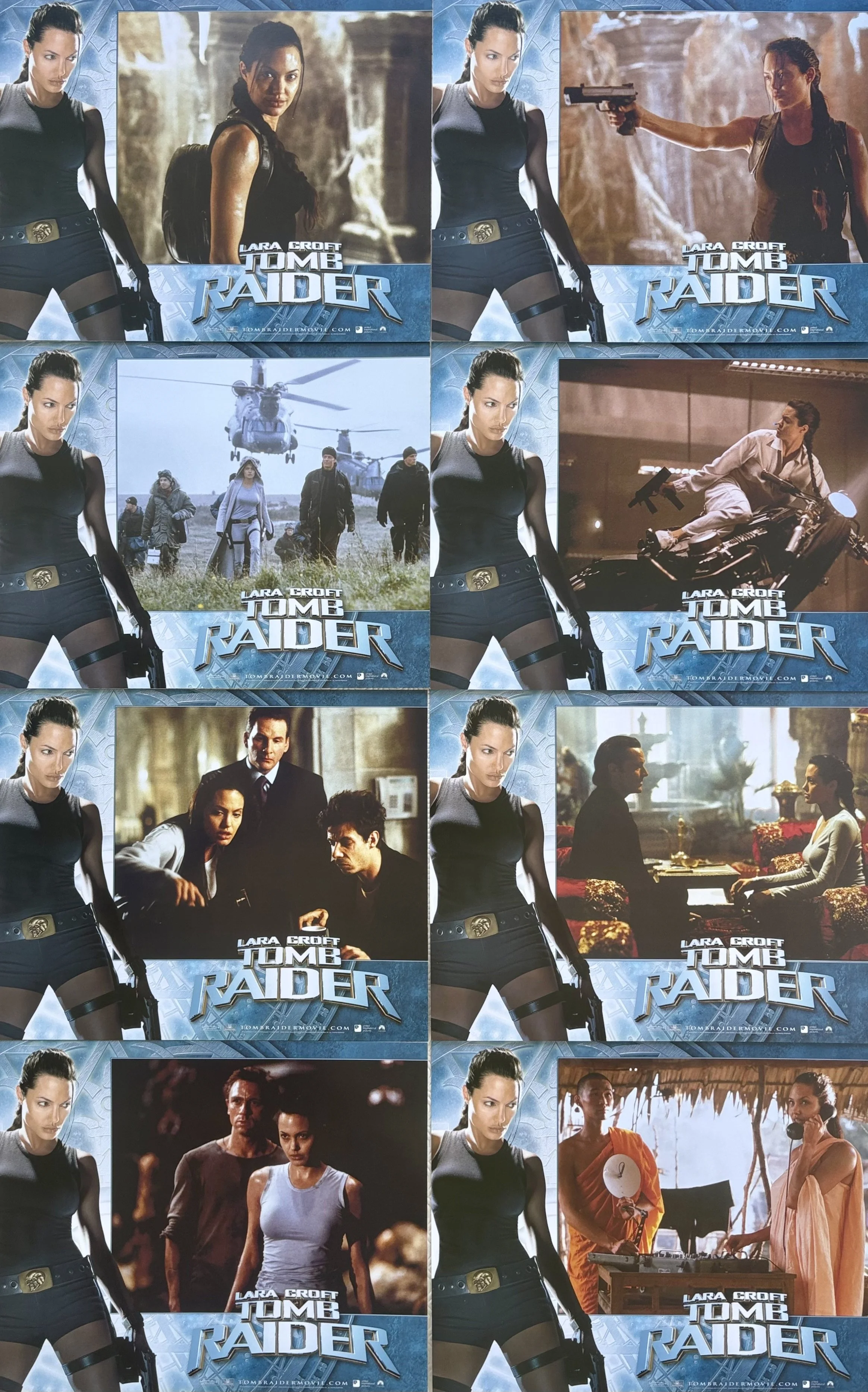 Lara Croft Tomb Raider Lobby Cards