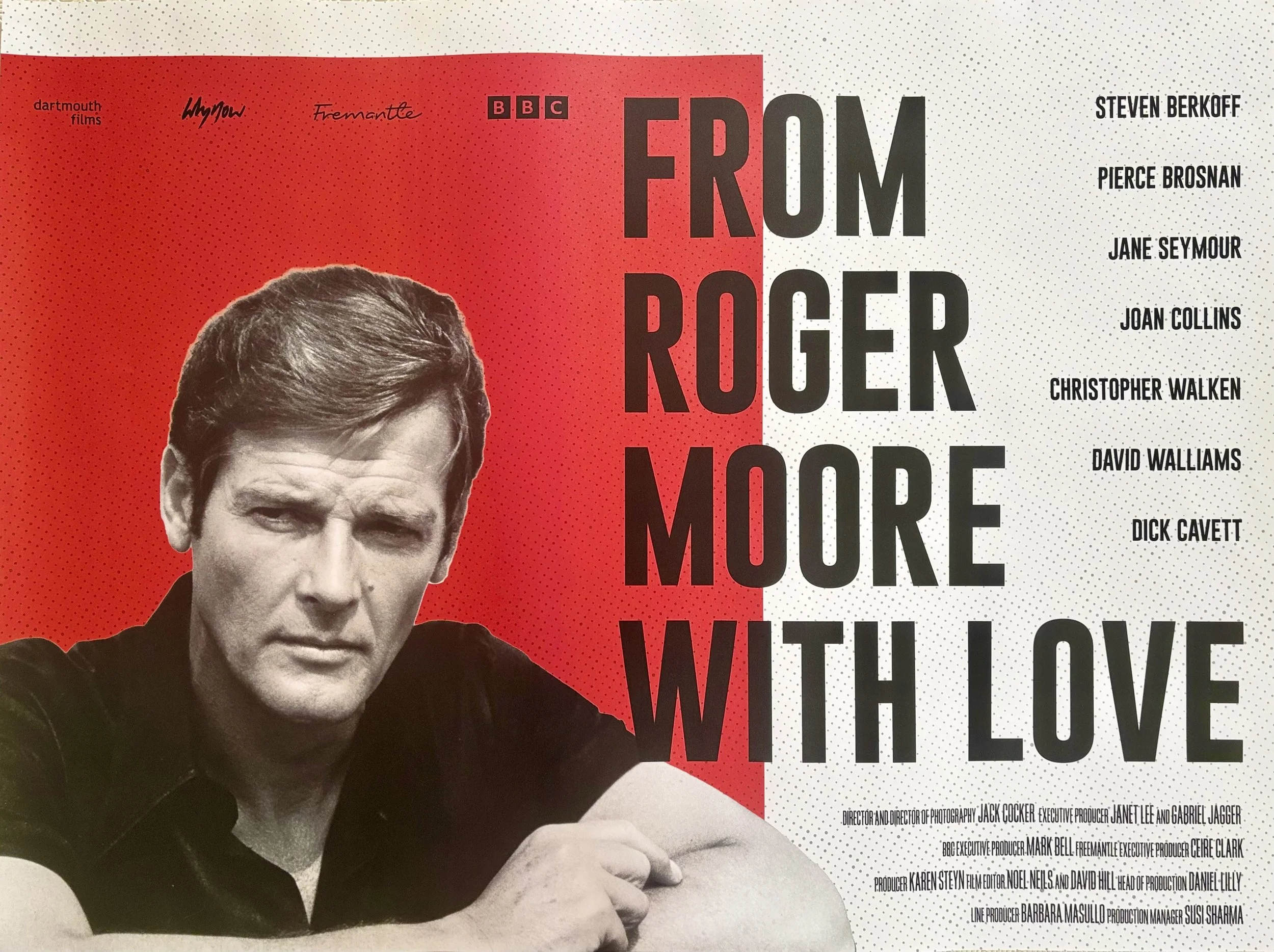 From Roger Moore With Love Quad Poster