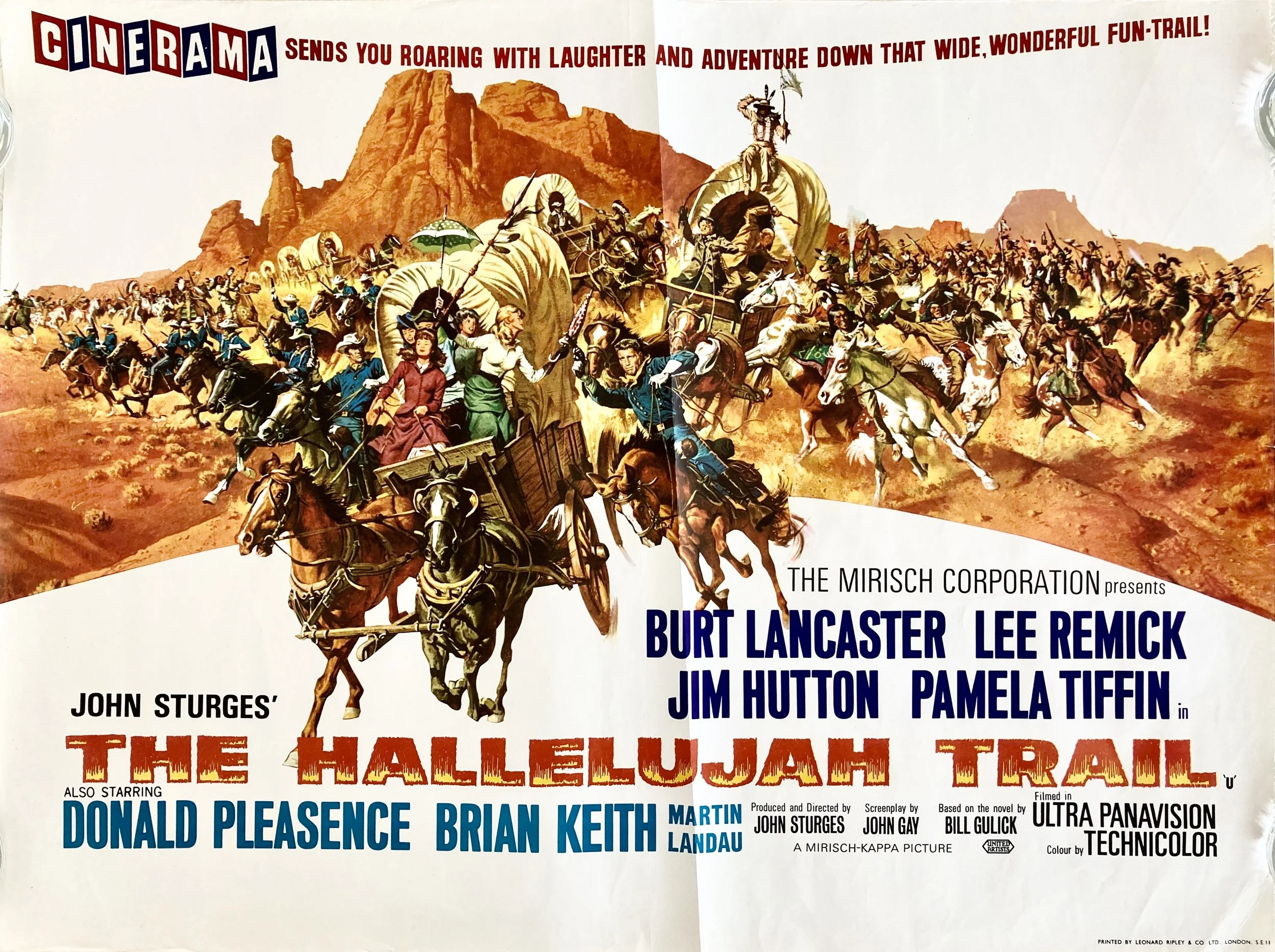 The Hallelujah Trail Quad Poster
