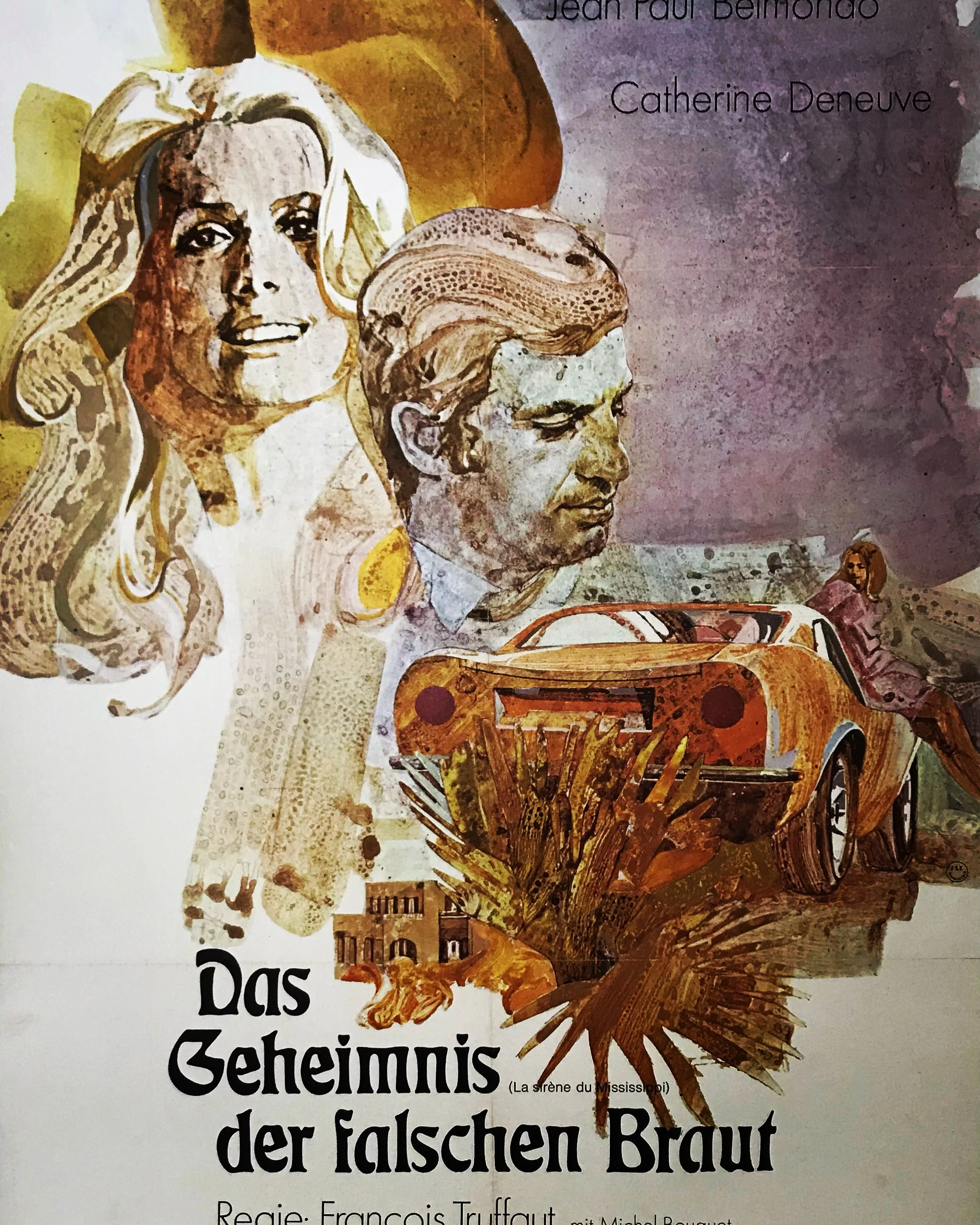 Mississippi Mermaid German A1 Poster